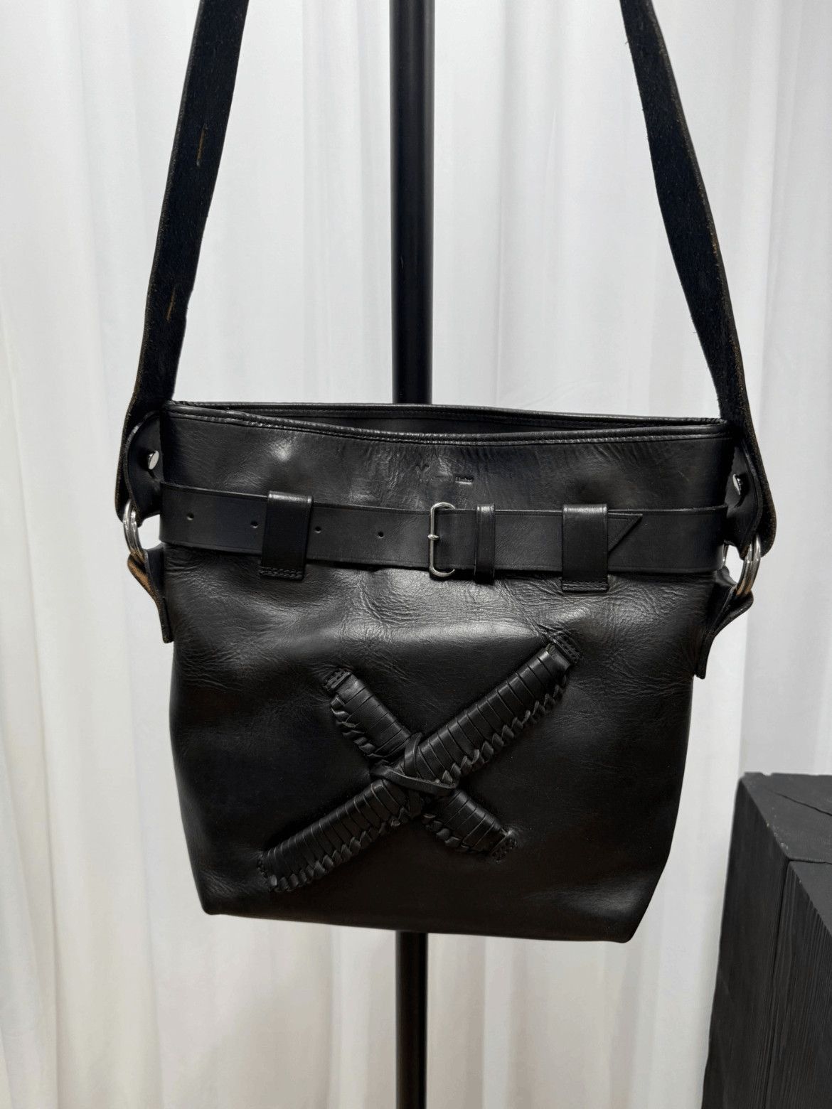 Yohji Yamamoto Yohji Yamamoto Limited X Patches Shoulder Bag-2507 Size ONE SIZE - 7 Thumbnail