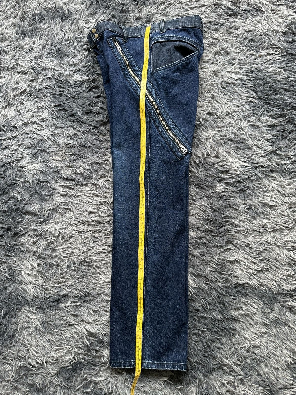 Japanese Brand Bloomy Asterisk hybrid indigo dyed denim Size US 31 - 13 Thumbnail