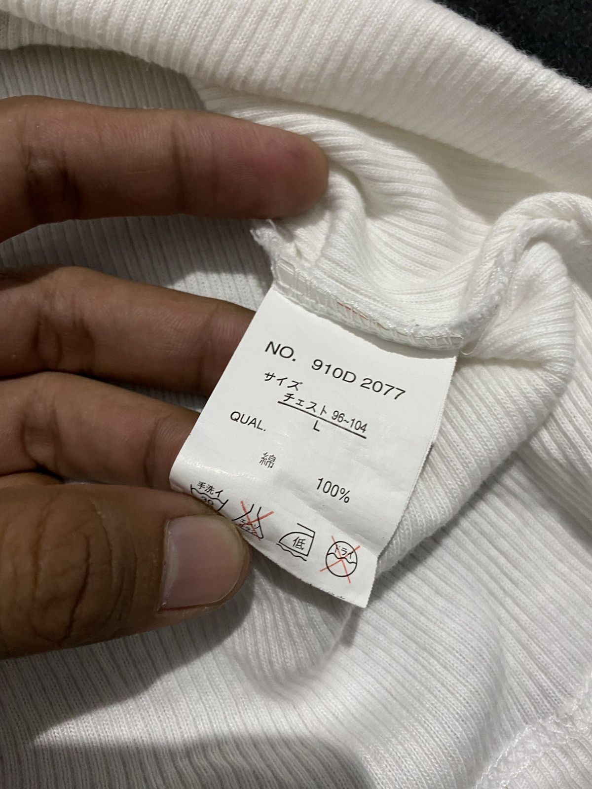 5351 POUR LES HOMMES Bacolod poem T-shirts japanese brand Size US L / EU 52-54 / 3 - 6 Thumbnail