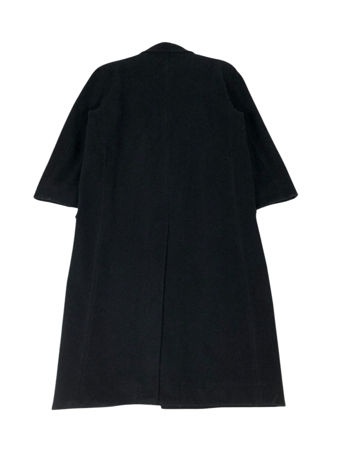 Yohji Yamamoto 🔥VINTAGE WOOL LONG JACKET WORKSHOP YOHJI YAMAMOTO RICH BLACK Size US M / EU 48-50 / 2 - 3 Thumbnail