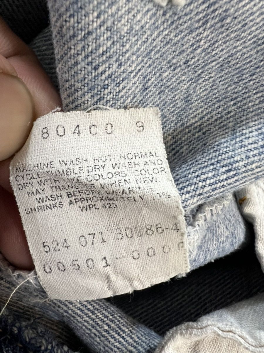 Levi's Vintage 90’s Levis 501XX Small e Non Selvedge Denim Jeans Size US 31 - 12 Thumbnail