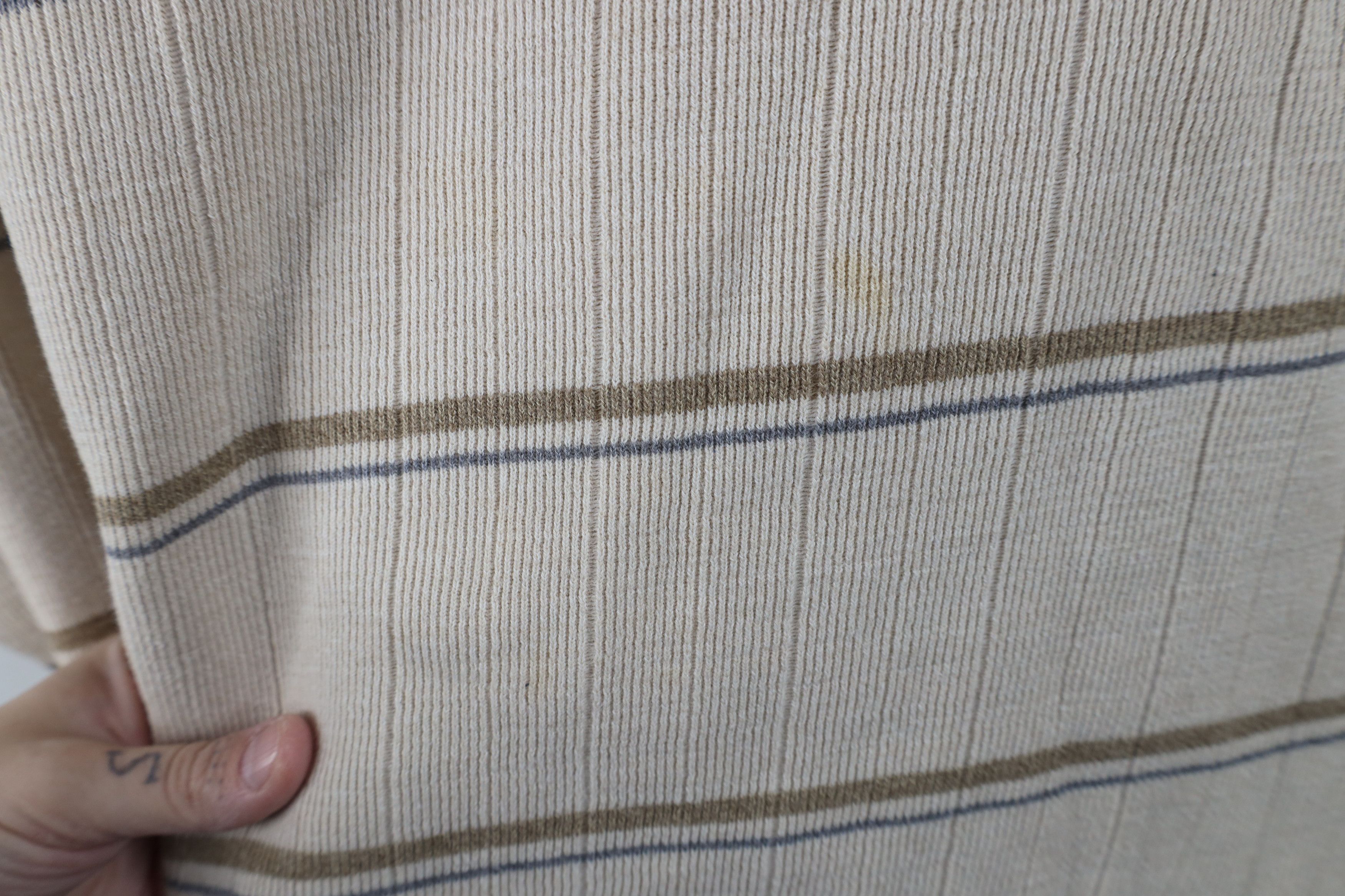 Vintage Vintage 90s Streetwear Ribbed Knit Long Sleeve Rugby Polo Size US XL / EU 56 / 4 - 6 Thumbnail