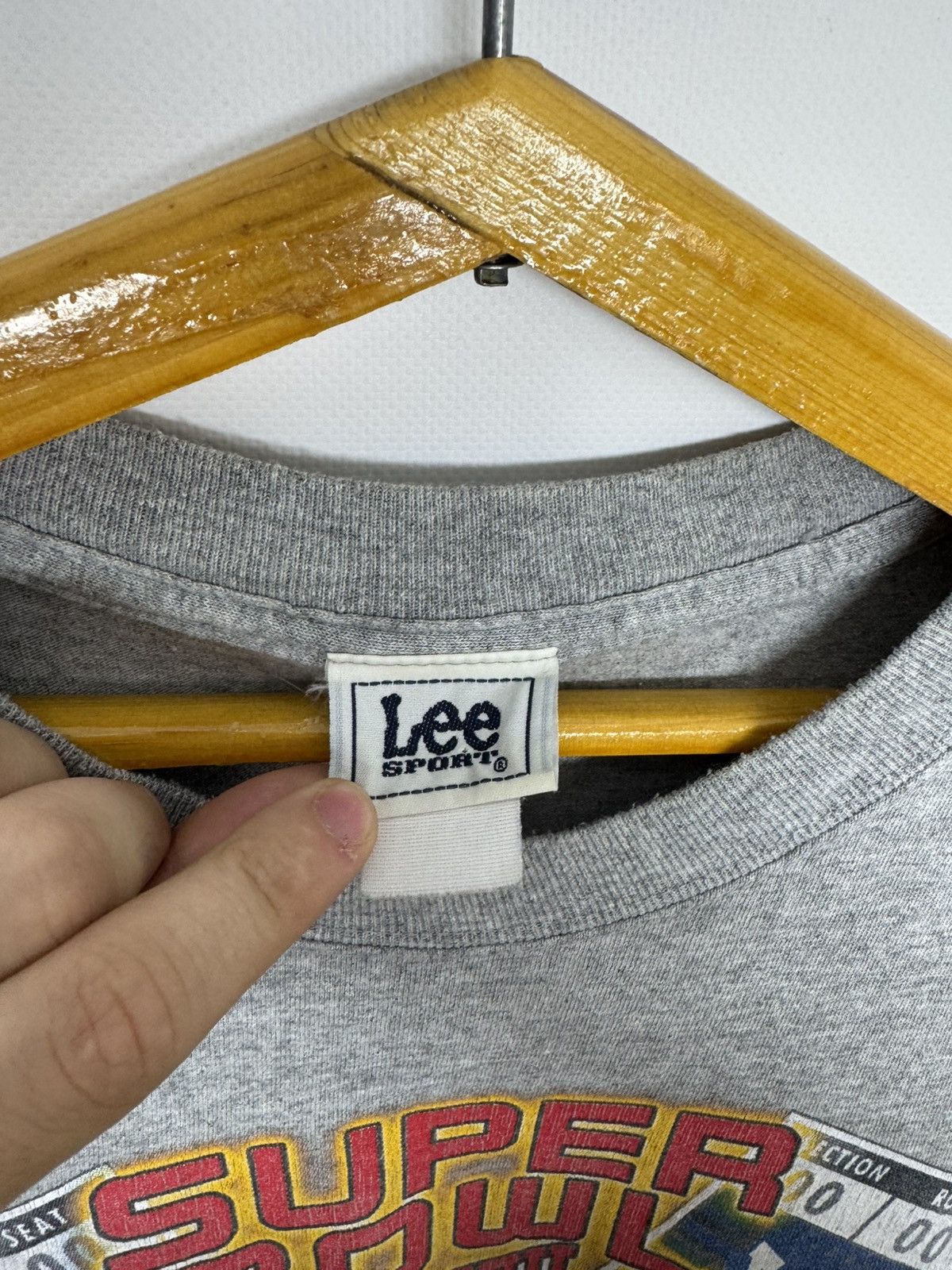 Lee Vintage Y2k NFL Super Bowl 2005 T-Shirt Size US XXL / EU 58 / 5 - 7 Thumbnail