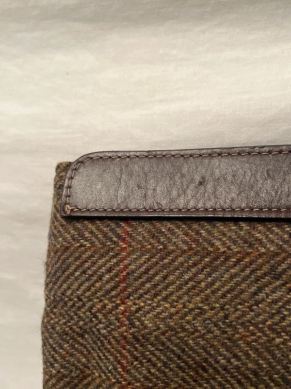 Harris Tweed Harris Tweed Wool Handbag, Herringbone Check Size ONE SIZE - 3 Thumbnail