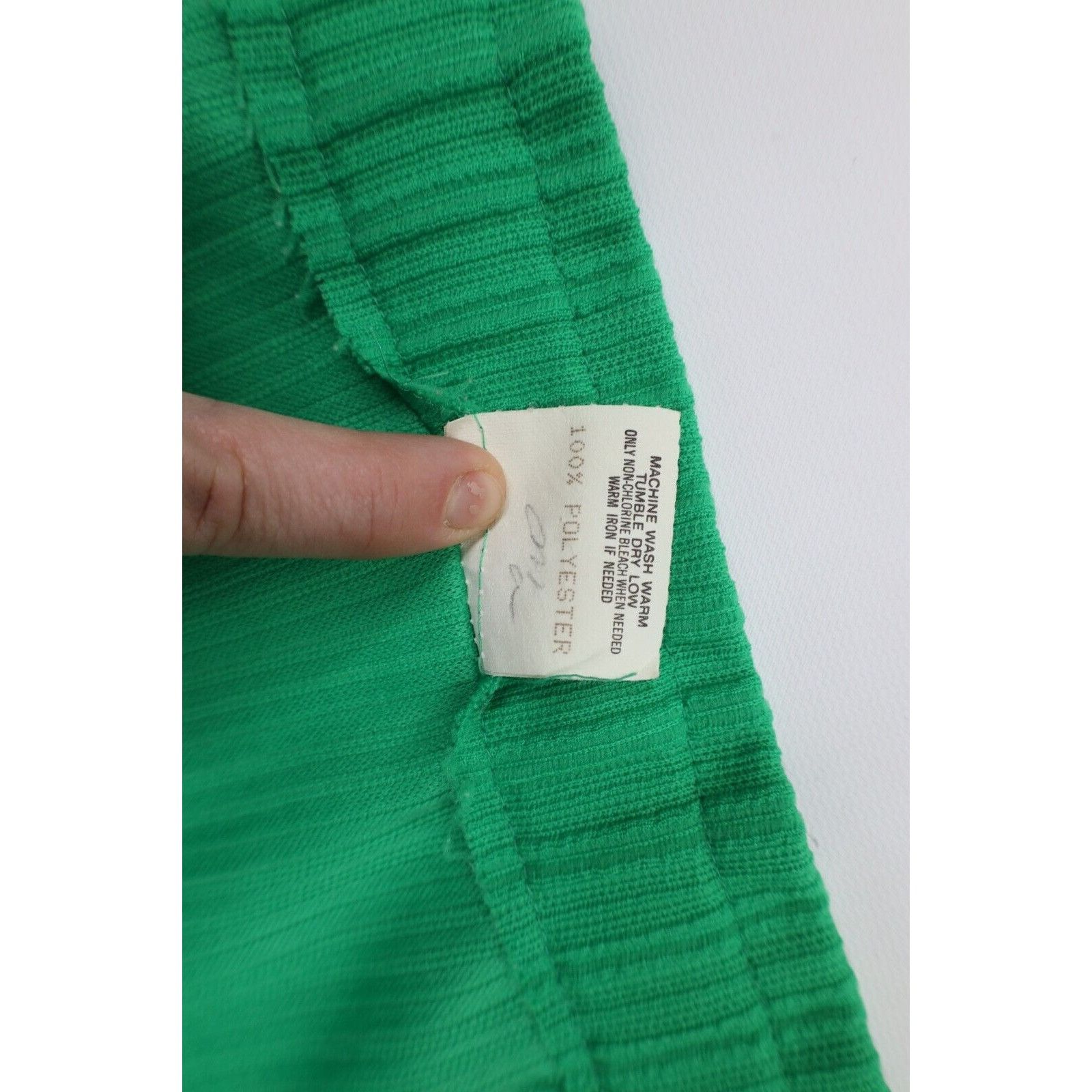 Vintage Vintage 70s Streetwear Textured Ribbed Knit Pocket Skirt Size 34" / US 12 / IT 48 - 6 Thumbnail