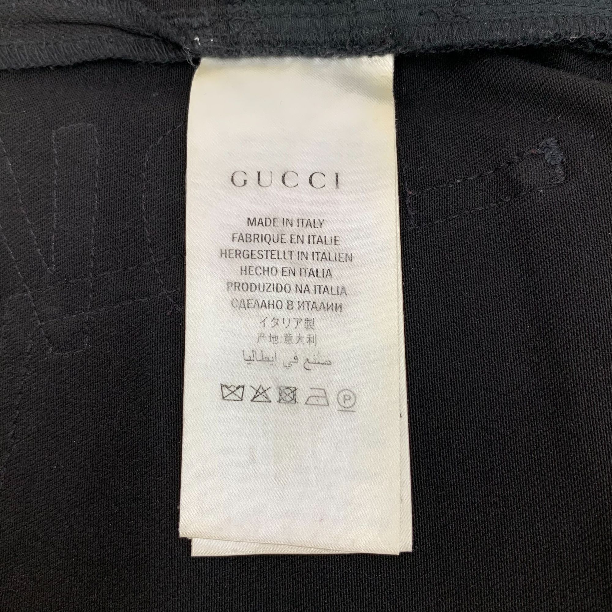 Gucci GUCCI Black Cotton Skinny Jeans Size 24 Made In Italy Design Size 24" / US 00 / IT 34 - 3 Thumbnail