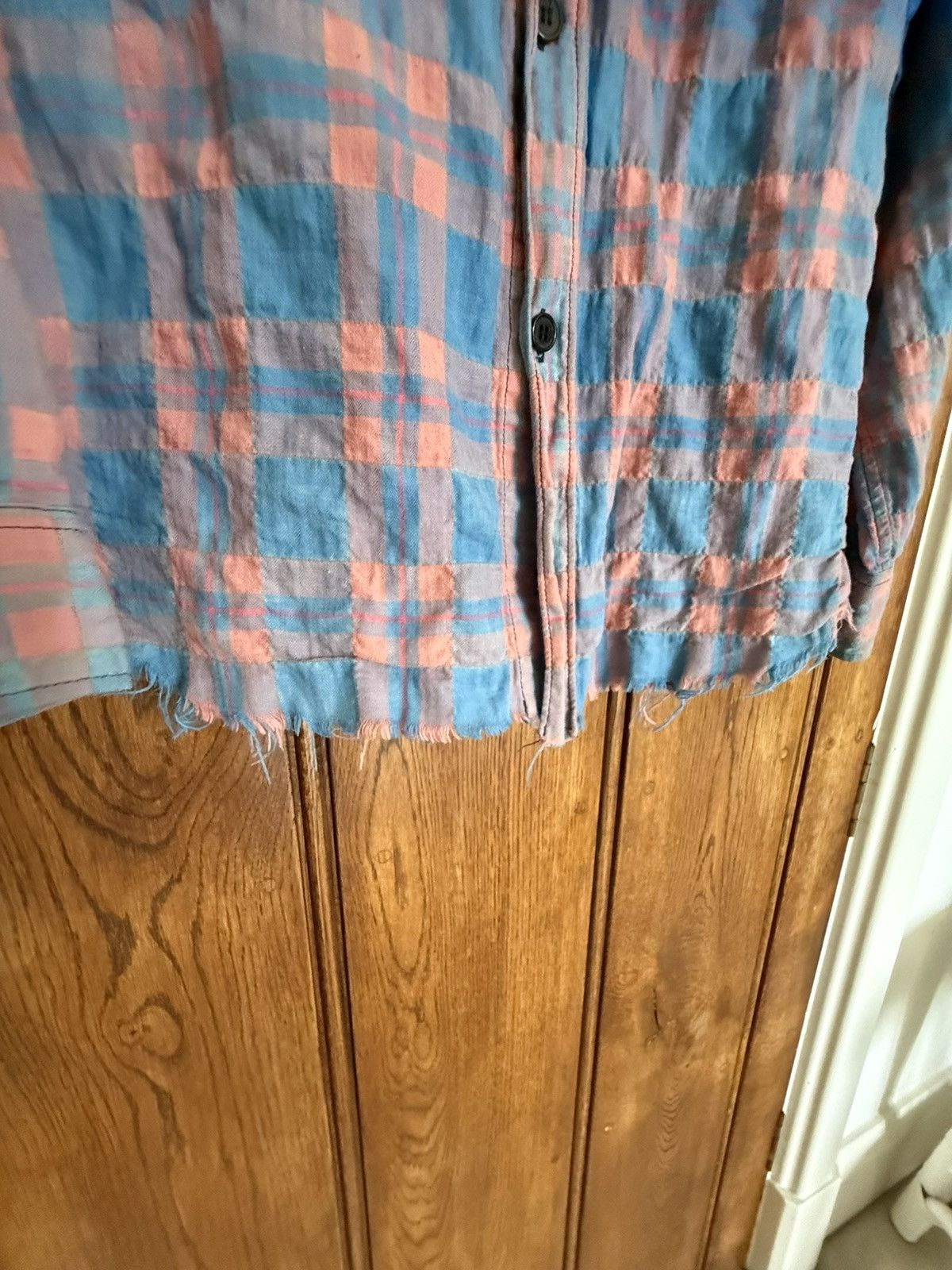Hedi Slimane × Saint Laurent Paris SS16 Grail Saint Laurent Surf sound bleached flannel pink Size US L / EU 52-54 / 3 - 14 Thumbnail