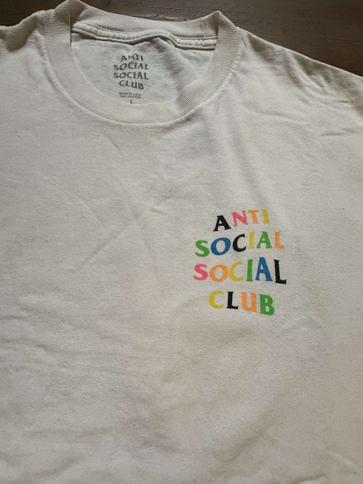 Anti Social Social Club Anti Social Social Club Rainbow Letters Size US L / EU 52-54 / 3 - 3 Thumbnail