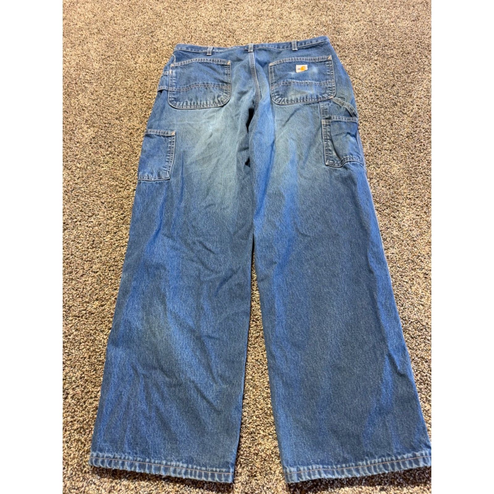 Carhartt Carhartt Jeans Men 36X30 Denim Blue FR Flame-Resistant Bootcut 5-Pocket Denim Inseam 30 FRB13 Size US 36 / EU 52 - 3 Thumbnail