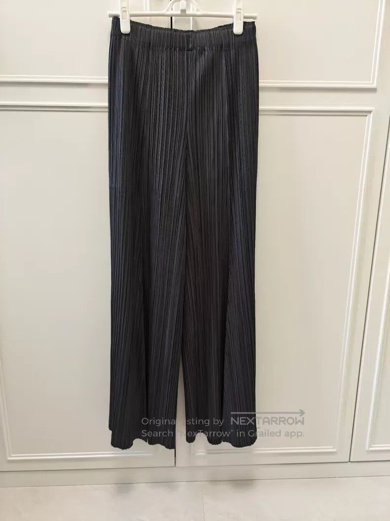 Issey Miyake Issey Miyake Ruffle Pants Carbon Gray Size 25" / US 0 / IT 36 - 2 Thumbnail