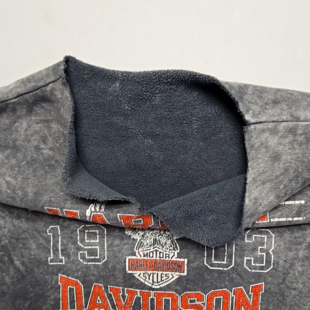 Harley Davidson Harley Davidson Sweatshirt Acid Wash Graphic Gray XL Size US XL / EU 56 / 4 - 6 Thumbnail