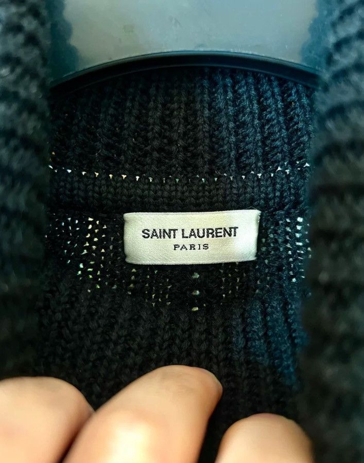 Saint Laurent Paris × Yves Saint Laurent Saint Laurent 21fw Black and White Sweater2410-Nextarrow Size US M / EU 48-50 / 2 - 4 Thumbnail
