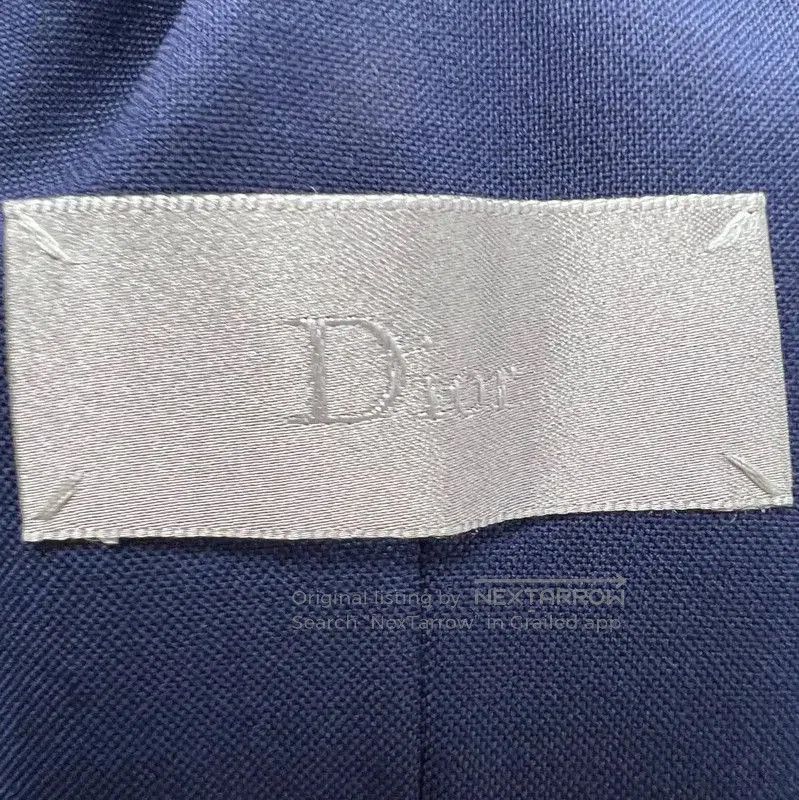 Dior Dior Women's Navy Wool Sleeveless Shirt . Size L / US 10 / IT 46 - 4 Thumbnail