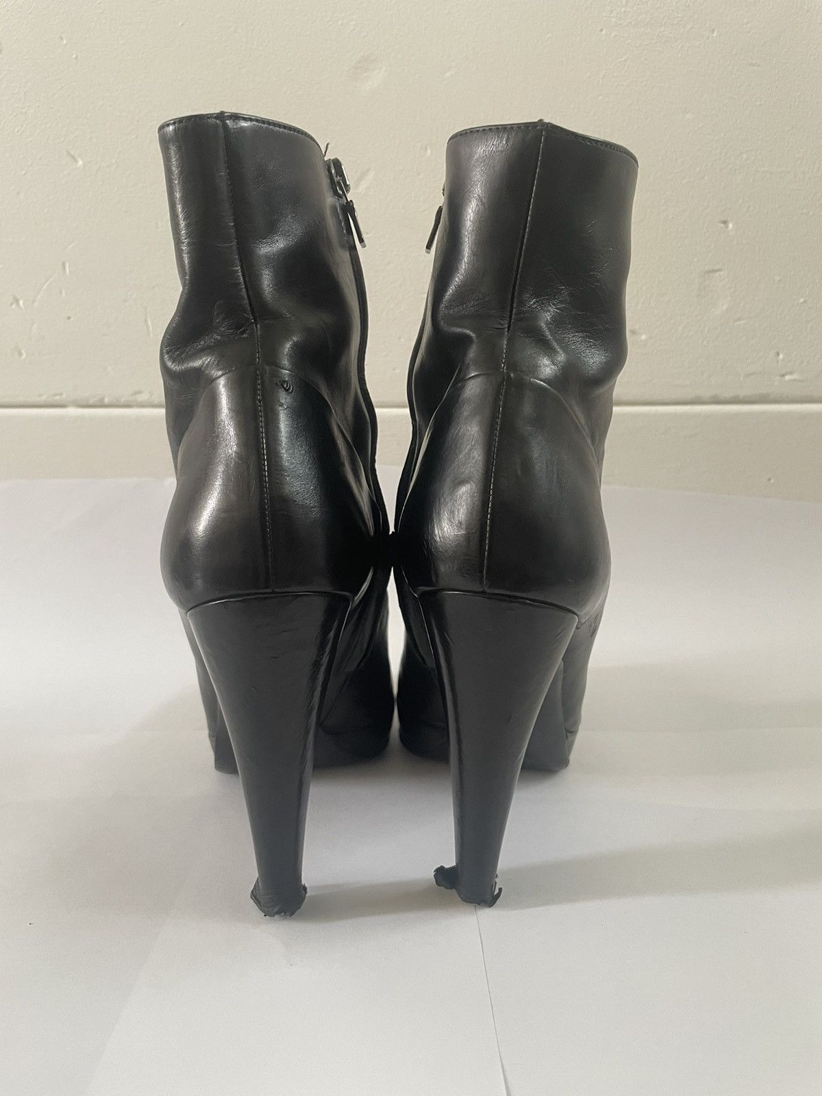 Prada Black Prada platform ankle boots Size US 9 / IT 39 - 2 Thumbnail
