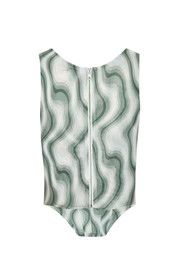 Miaou o1mle0425 Swerve Campbell Corset in White & Green Size XL / US 12-14 / IT 48-50 - 2 Thumbnail