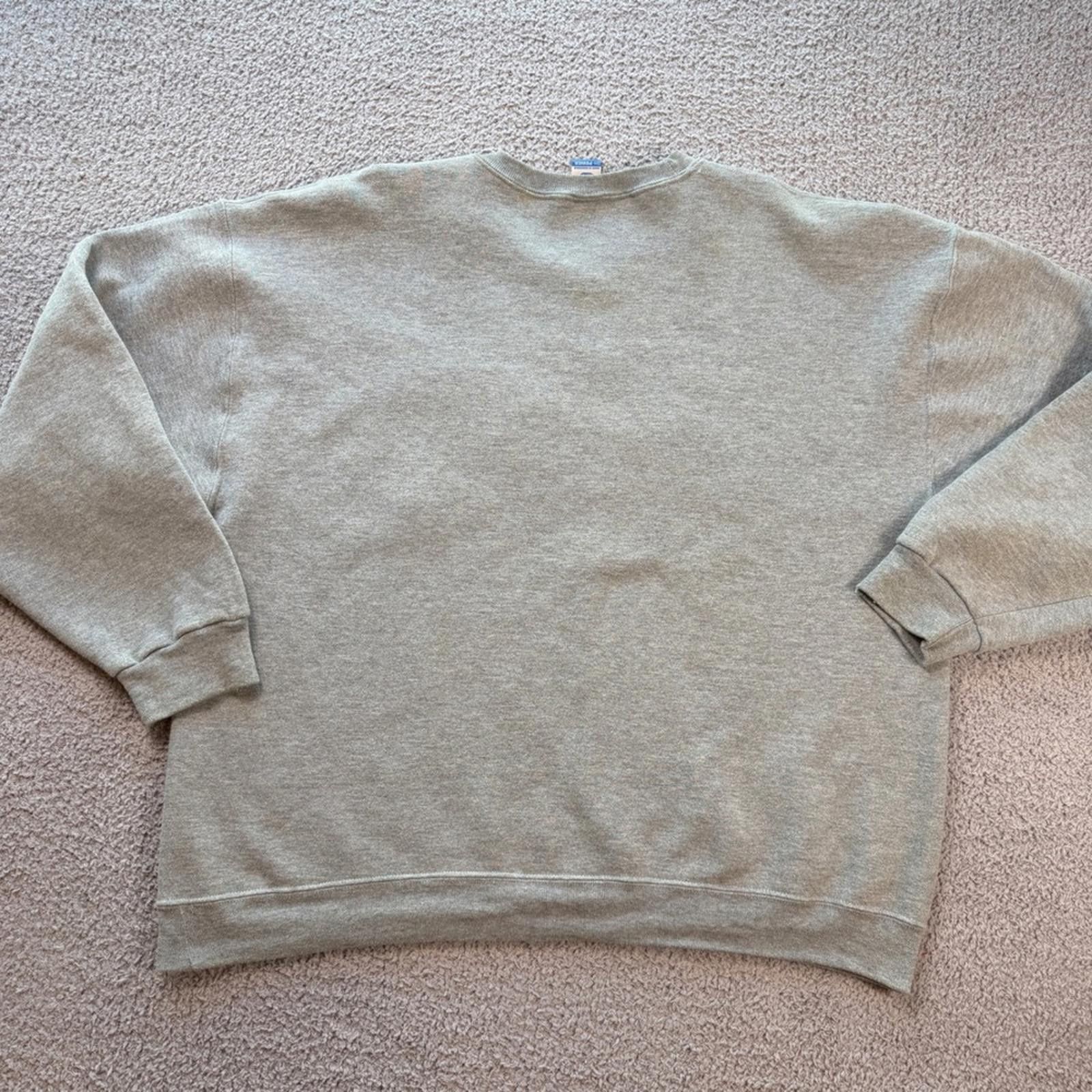 Russell Athletic LSU Tigers Crewneck Sweatshirt Mens XL Gray Dri-Power Fleece Size US XL / EU 56 / 4 - 2 Thumbnail