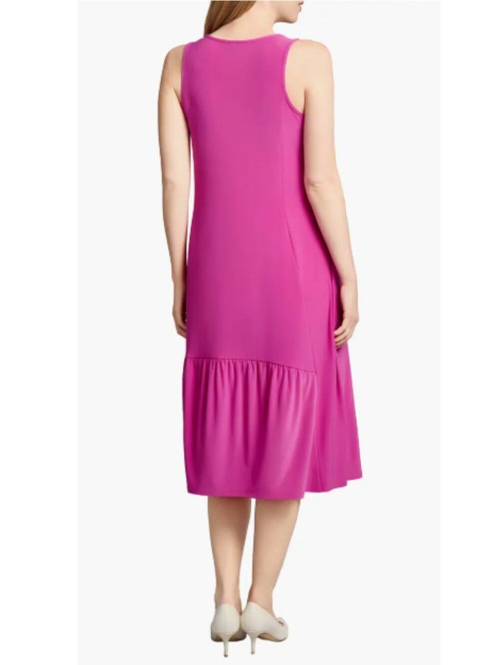 Jones New York NWT New Jones New York Ruffle Sleeveless Dress In Bright Or Size XL / US 12-14 / IT 48-50 - 2 Thumbnail
