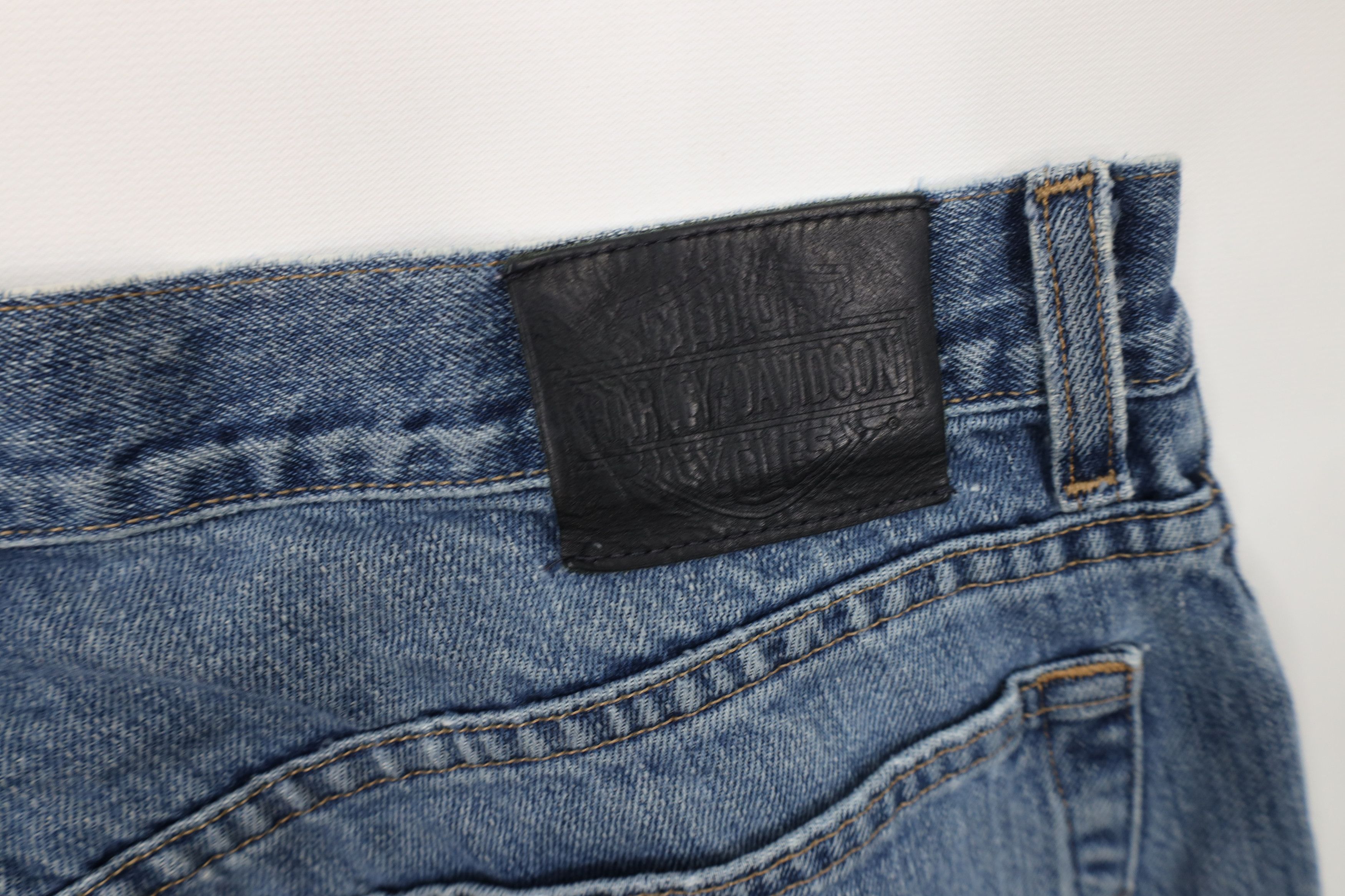 Harley Davidson Vintage Harley Davidson Motorcycles Wide Leg Bootcut Jeans Size US 34 / EU 50 - 15 Thumbnail