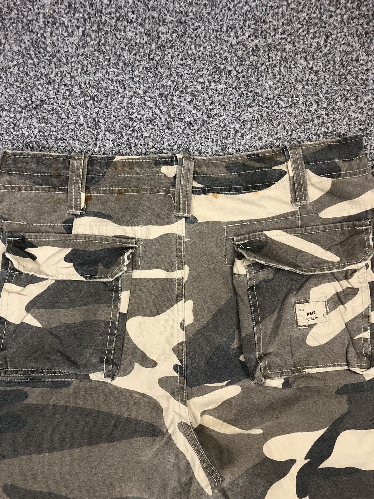 Japanese Brand × Vintage Vintage Y2K AMX AND FITCH Camo Multi Pocket Cargopants Size US 32 / EU 48 - 12 Thumbnail