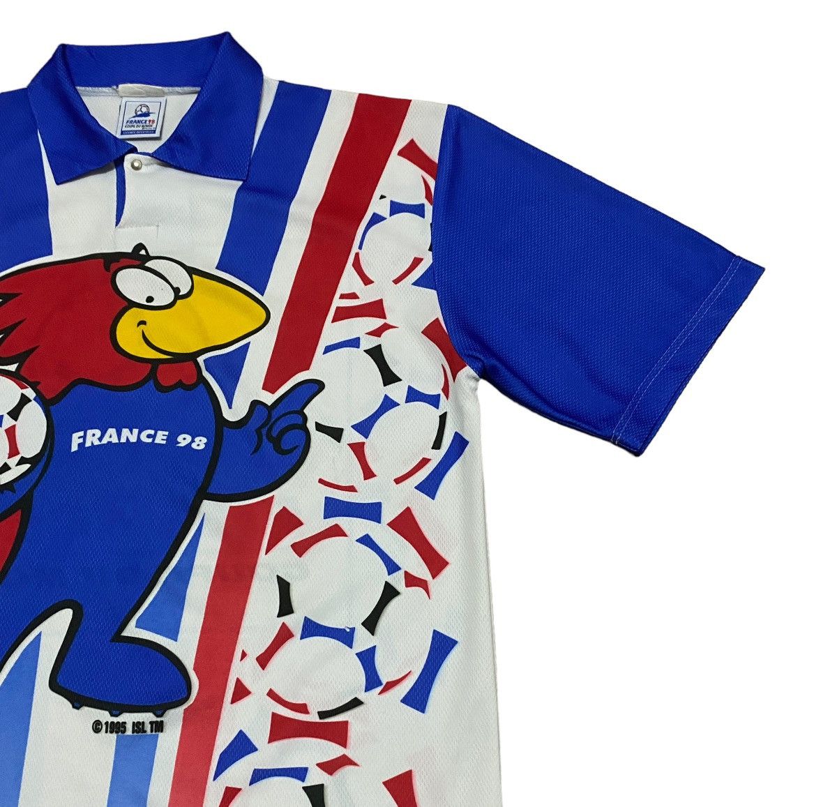 Vintage Rare Vintage Fifa World Cup France Full Print Jersey 1998s Size US XL / EU 56 / 4 - 6 Thumbnail