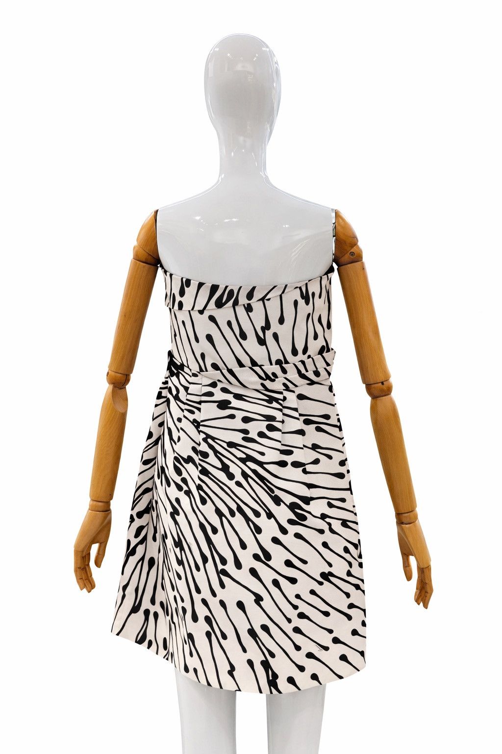 Gucci Gucci Abstract Brushstroke Print Strapless Dress Size XS / US 0-2 / IT 36-38 - 5 Thumbnail
