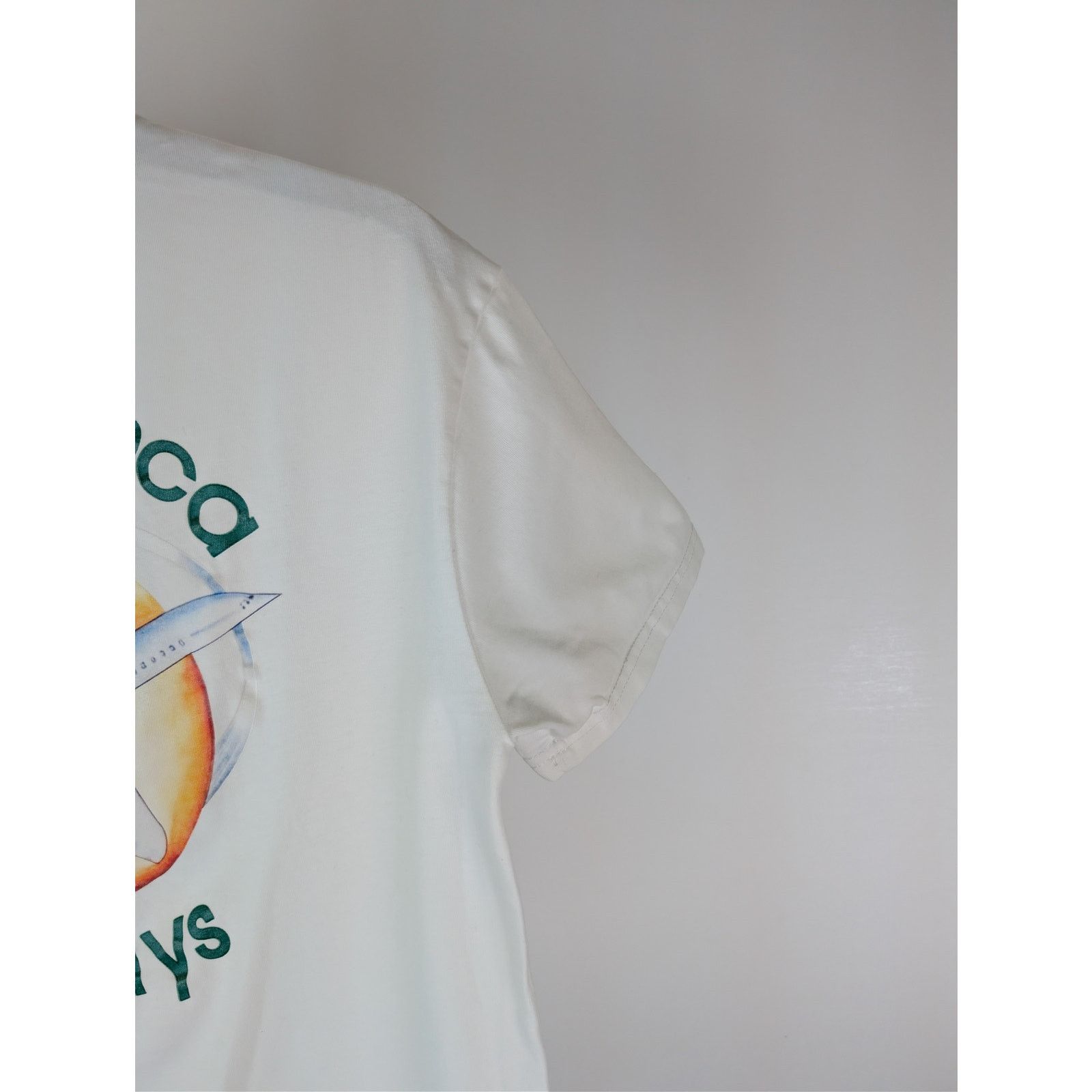 Casablanca o1rshd1 CC20 Orbite Autour De L'Orange airway print t-Shirt Size US L / EU 52-54 / 3 - 13 Thumbnail