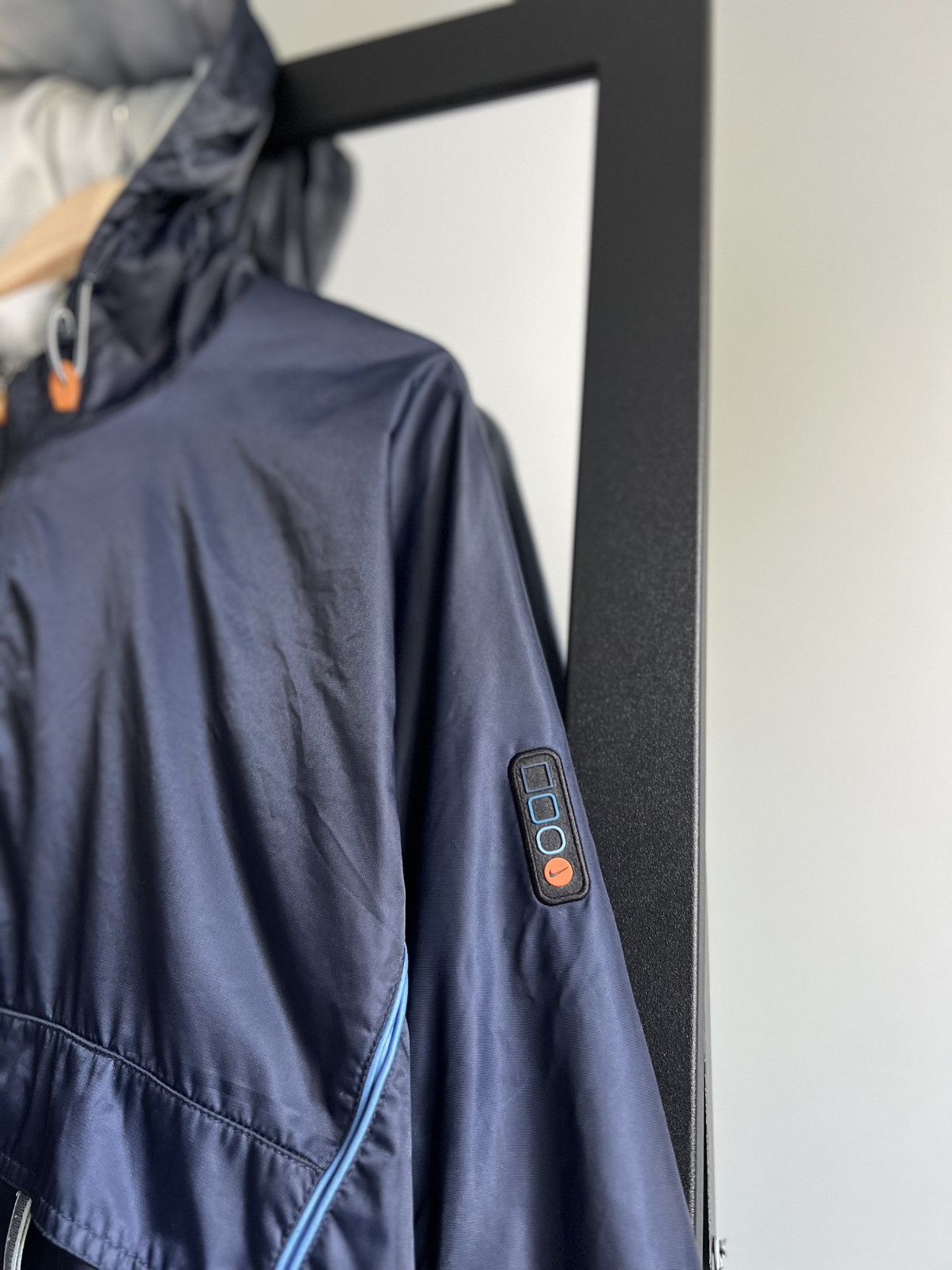 Nike Vintage 90’s Nike Swoosh Nylon Anorak Jacket Size US XL / EU 56 / 4 - 4 Thumbnail