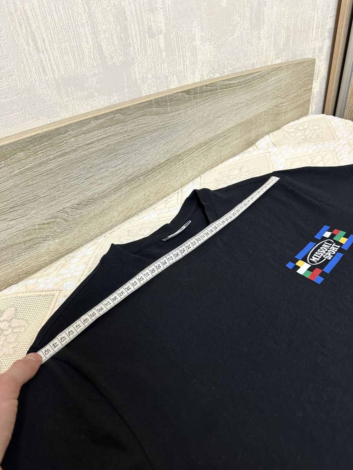 Missoni 🔥 Missoni Sport Vintage Black Logo Tee Shirt Size US XL / EU 56 / 4 - 9 Thumbnail