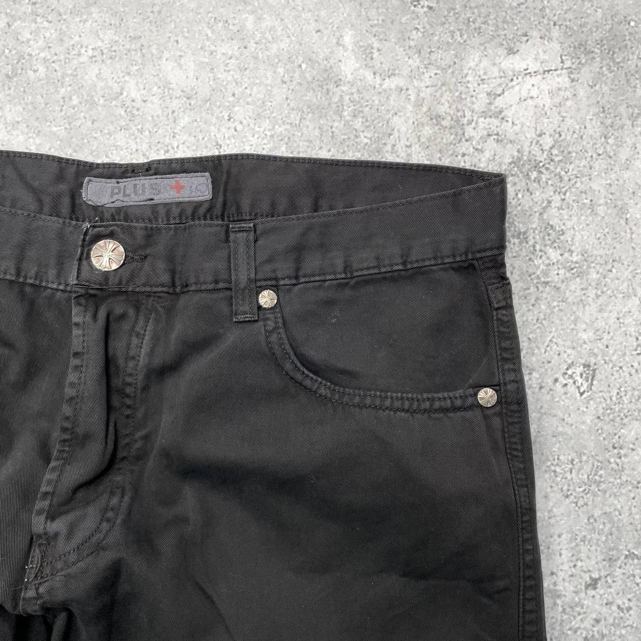 Vintage Vintage 2000s Olis Plus Chrome Cross Style Straight Pants Size US 34 / EU 50 - 5 Thumbnail