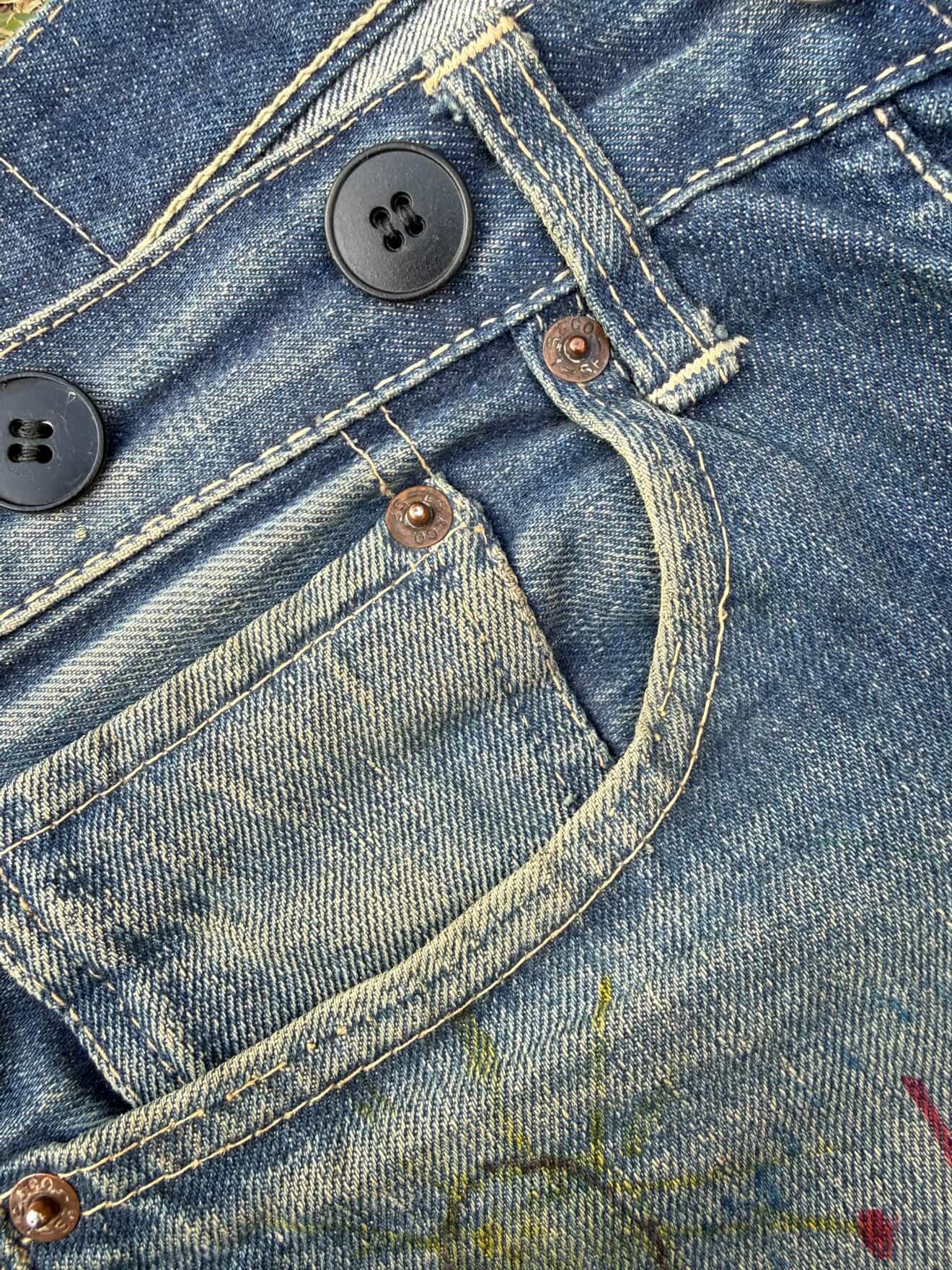 Levi's Vintage Clothing Vintage Levi’s 501 Redline Selvedge Jeans Late 1970s – 80s Size US 31 - 7 Thumbnail