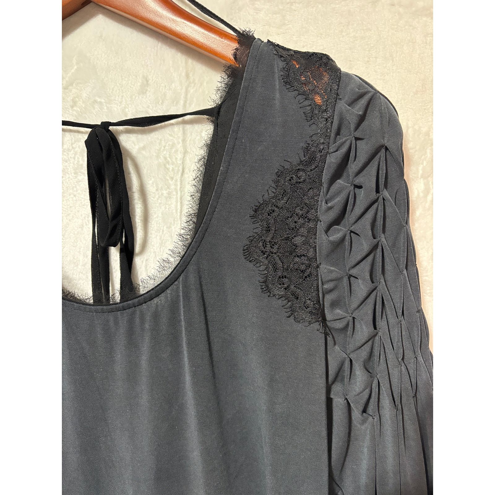 Free People FREE PEOPLE Womens Tunic Dress Long Sleeve Back Tie | Size M Size M / US 6-8 / IT 42-44 - 3 Thumbnail