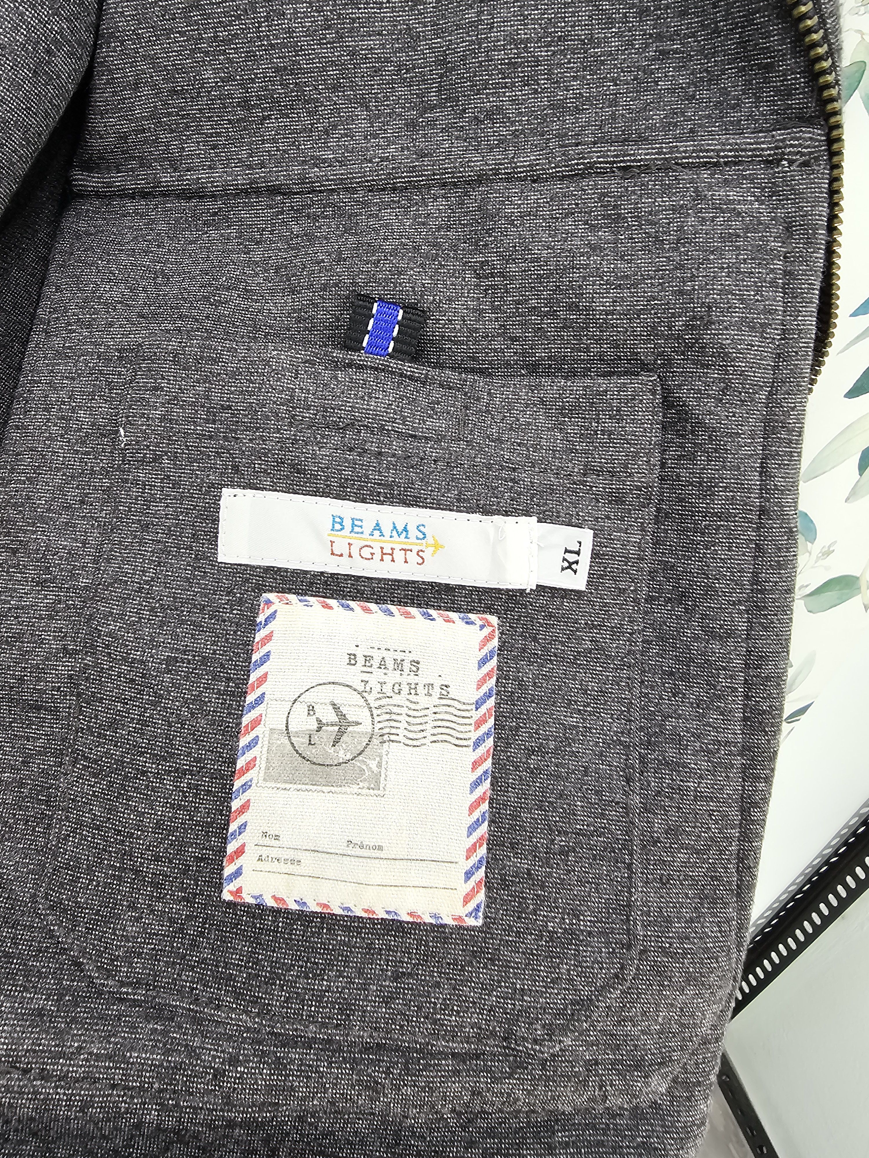 Beams Japan Japanese Brand BEAMS LIGHTS Casual Bomber Jacket J0113 Size US M / EU 48-50 / 2 - 9 Thumbnail