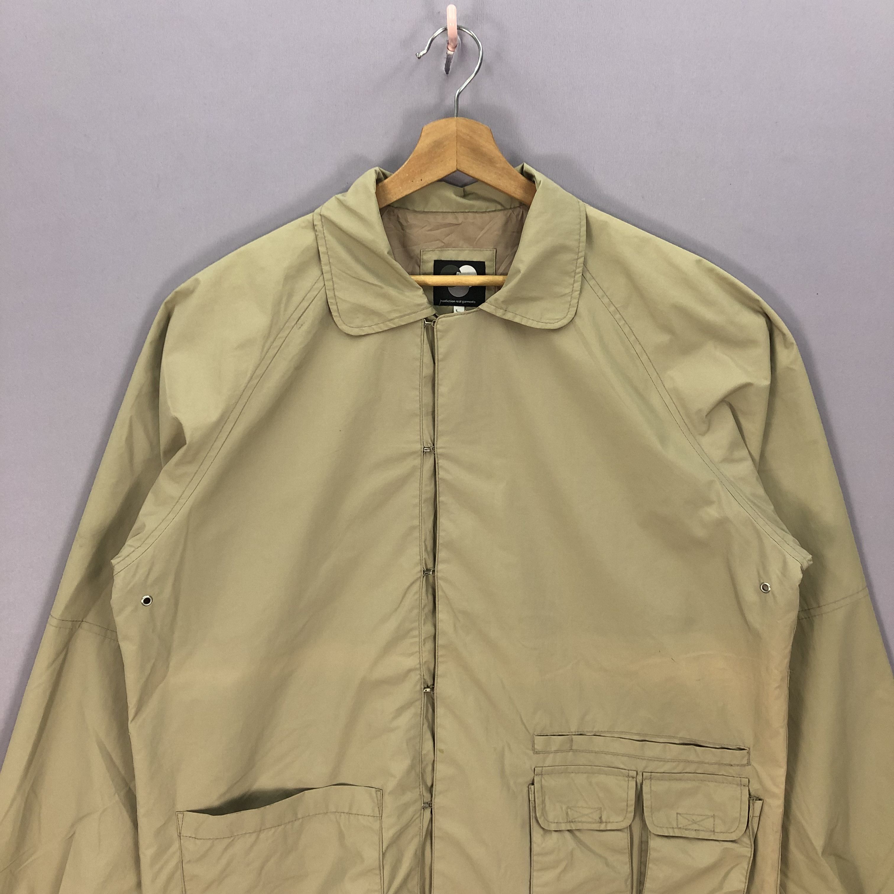 Japanese Brand Vintage REAL Garment Zipper Windbreaker Jackets Size US XL / EU 56 / 4 - 3 Thumbnail