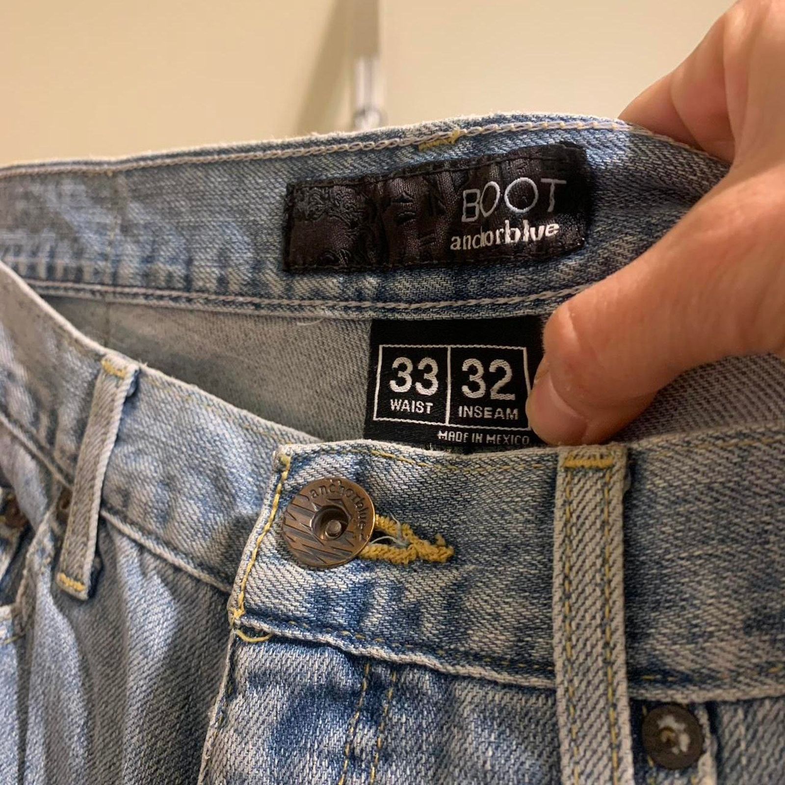 Anchor Blue Vintage Anchor Blue Bootcut Jeans Size US 33 - 1 Thumbnail