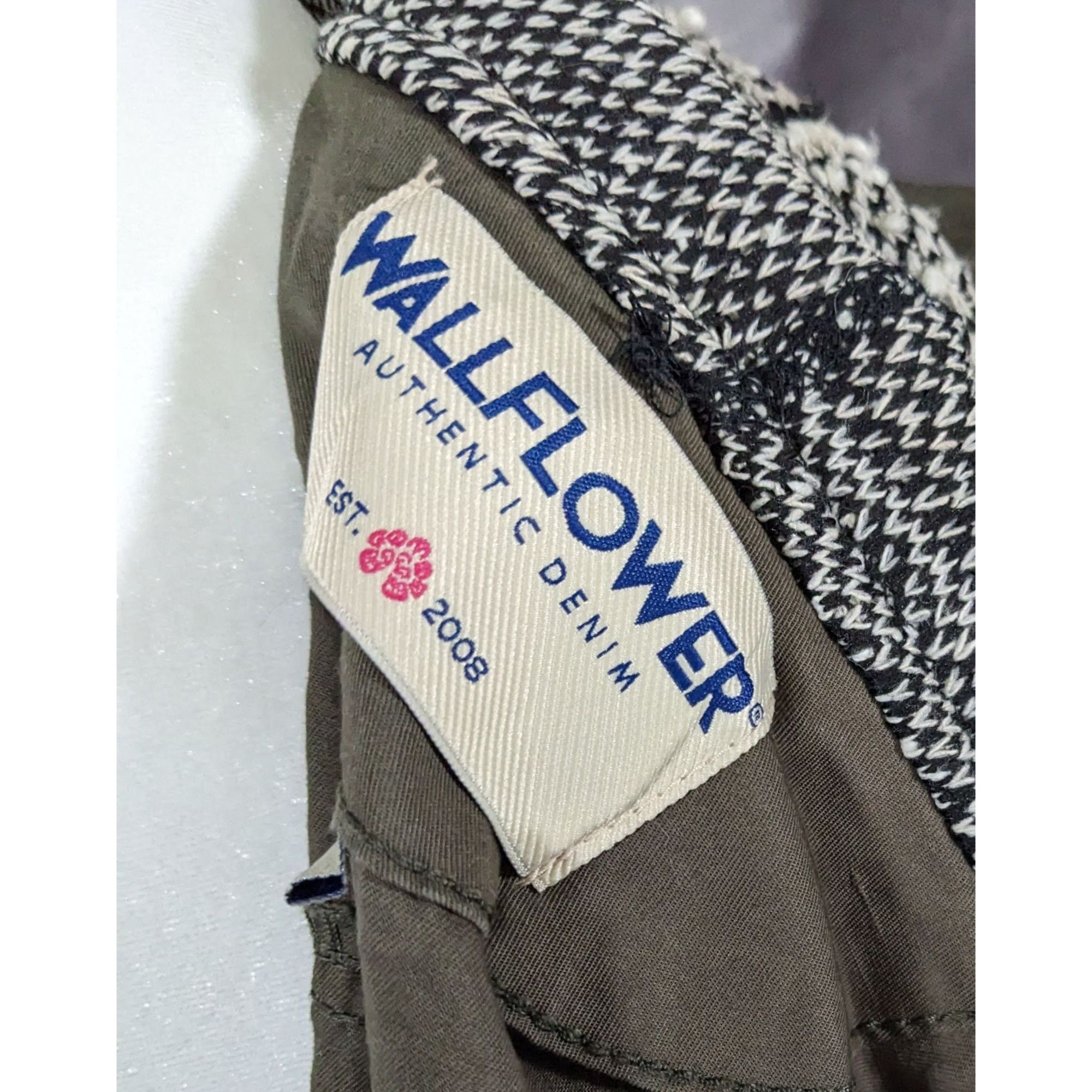 Other 90s Grunge Style Green And Grey Hooded Jacket by Wallflower Size M / US 6-8 / IT 42-44 - 12 Thumbnail