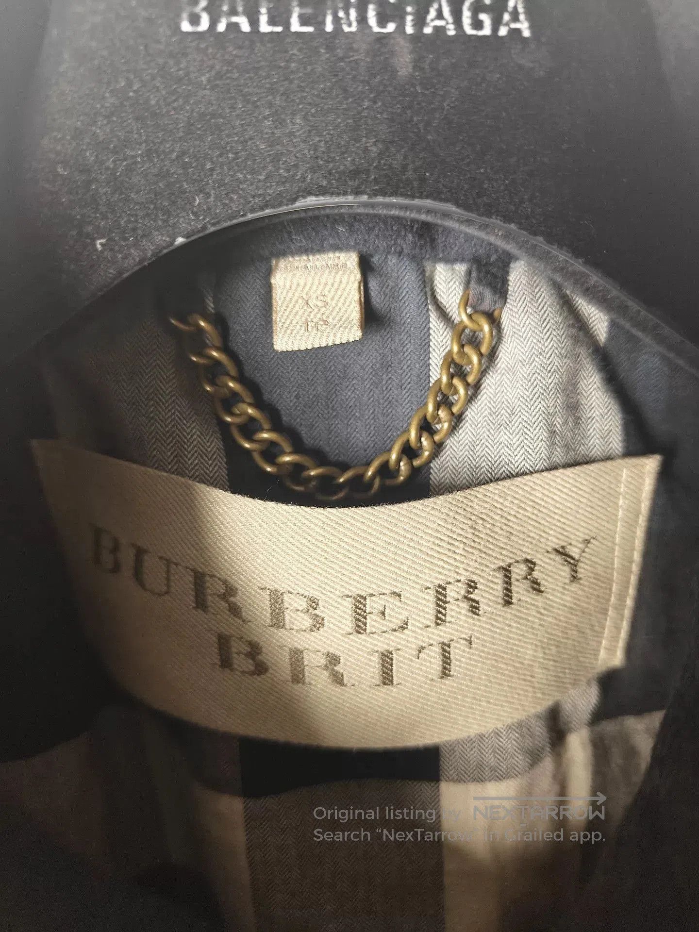 Burberry Authentic Burberry Wool Coat. Size US M / EU 48-50 / 2 - 4 Thumbnail