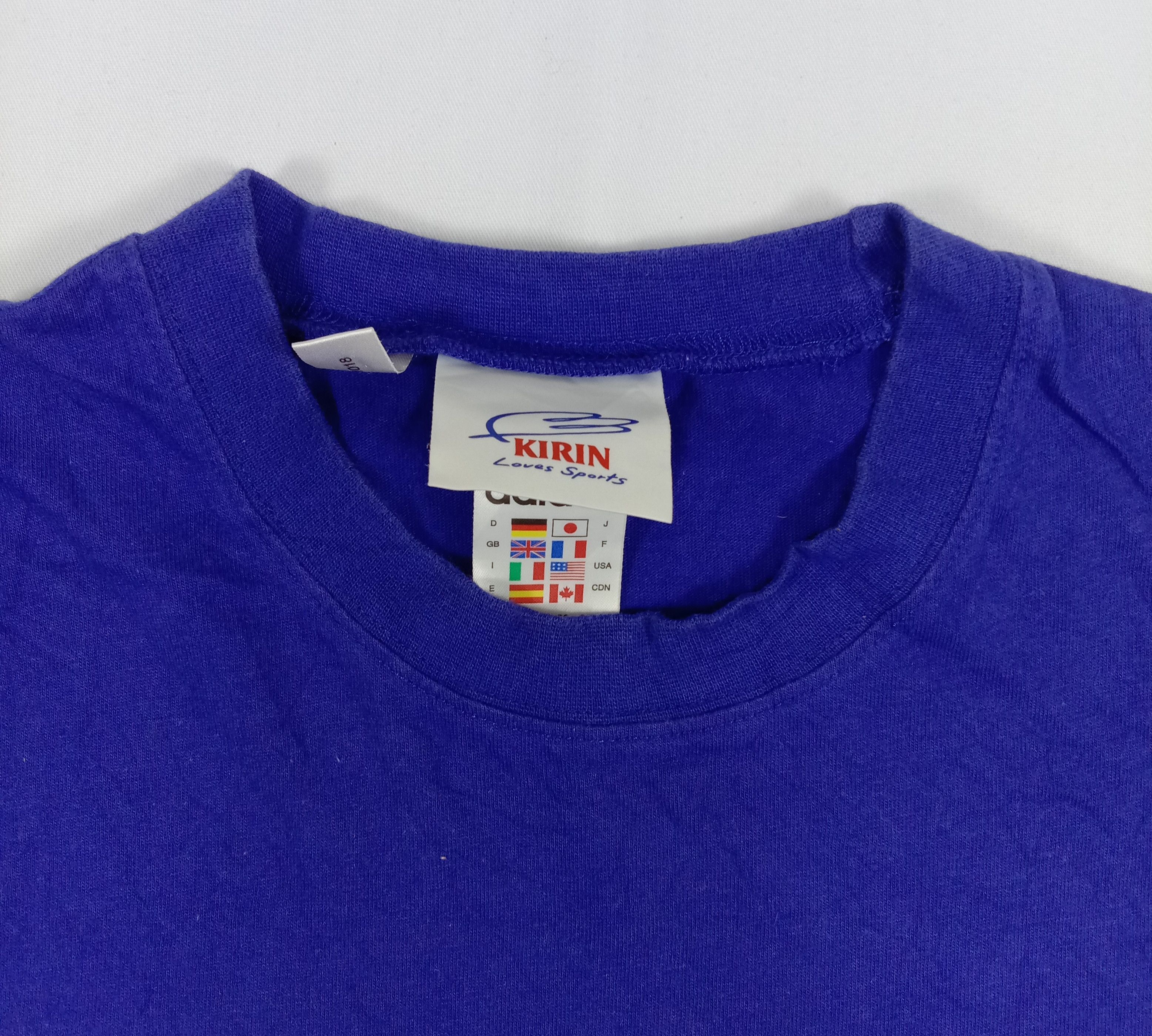 Adidas Vintage Adidas Kirin Samurai Blue 06 Fifa World Cup T Shirt Size US M / EU 48-50 / 2 - 2 Thumbnail