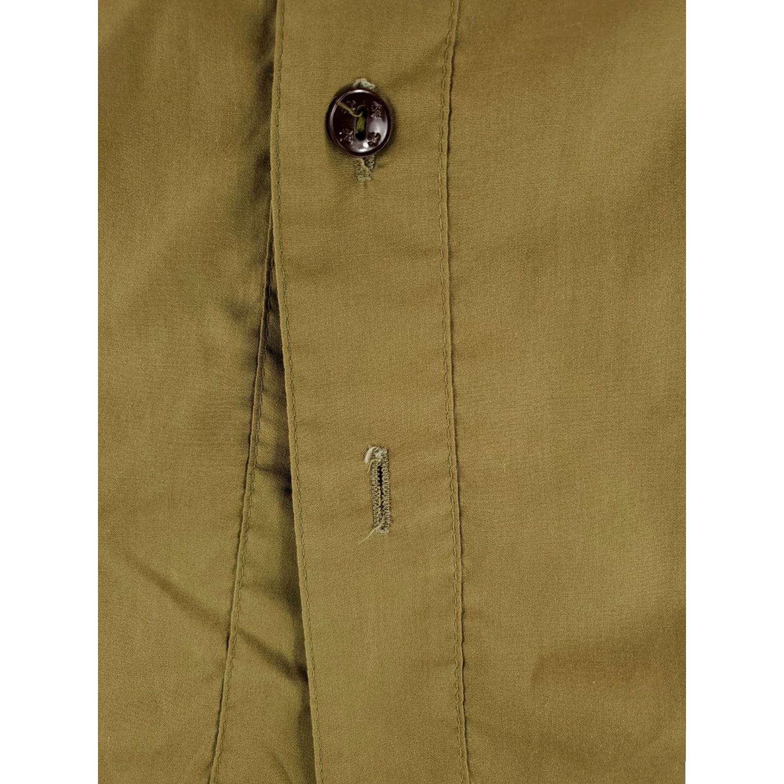 Vintage VINTAGE Boy Scouts America Shirt Short Sleeve Green Mens M 70s Coll arless Summer - Missing button stains patches sewn on Size US M / EU 48-50 / 2 - 2 Thumbnail