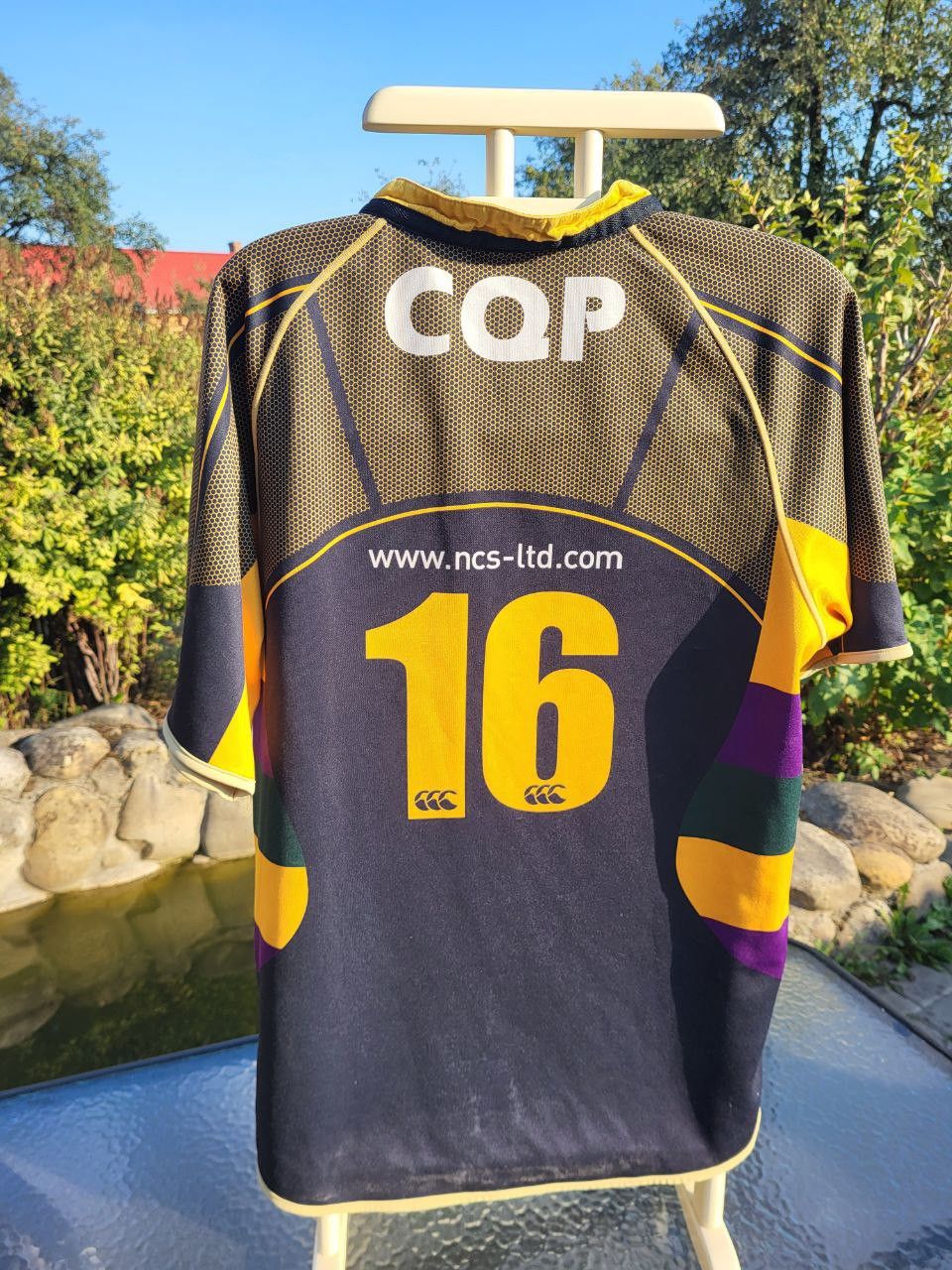Canterbury of New Zealand Canterbury Cartha Queens Park RFC match worn jersey Size US XL / EU 56 / 4 - 8 Thumbnail
