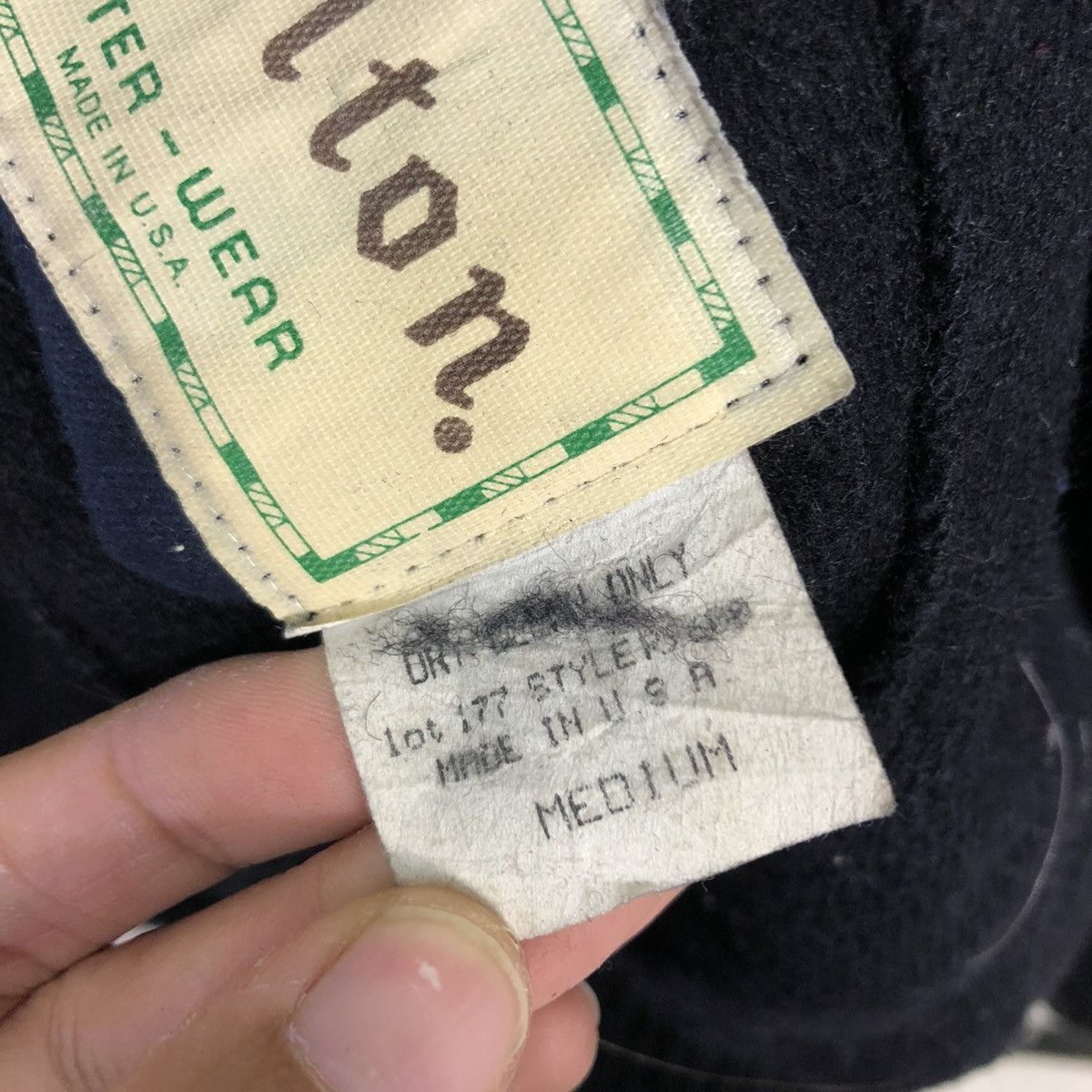 Vintage 🔥VINTAGE REVERSIBLE WOOL BOMBER JACKET MELTON ISSEY MIYAKE Size US M / EU 48-50 / 2 - 23 Thumbnail