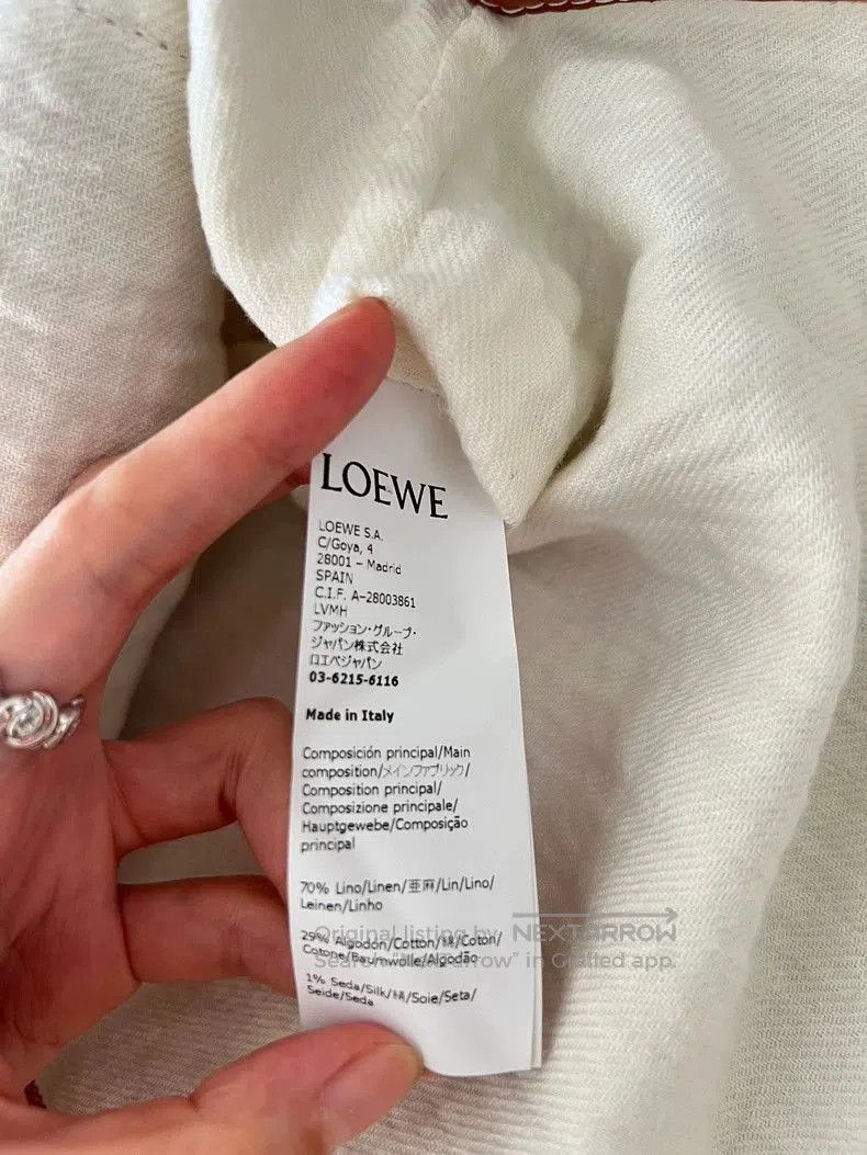 Hermes LOEWE White Long Sleeve Shirt. Size US S / EU 44-46 / 1 - 5 Thumbnail
