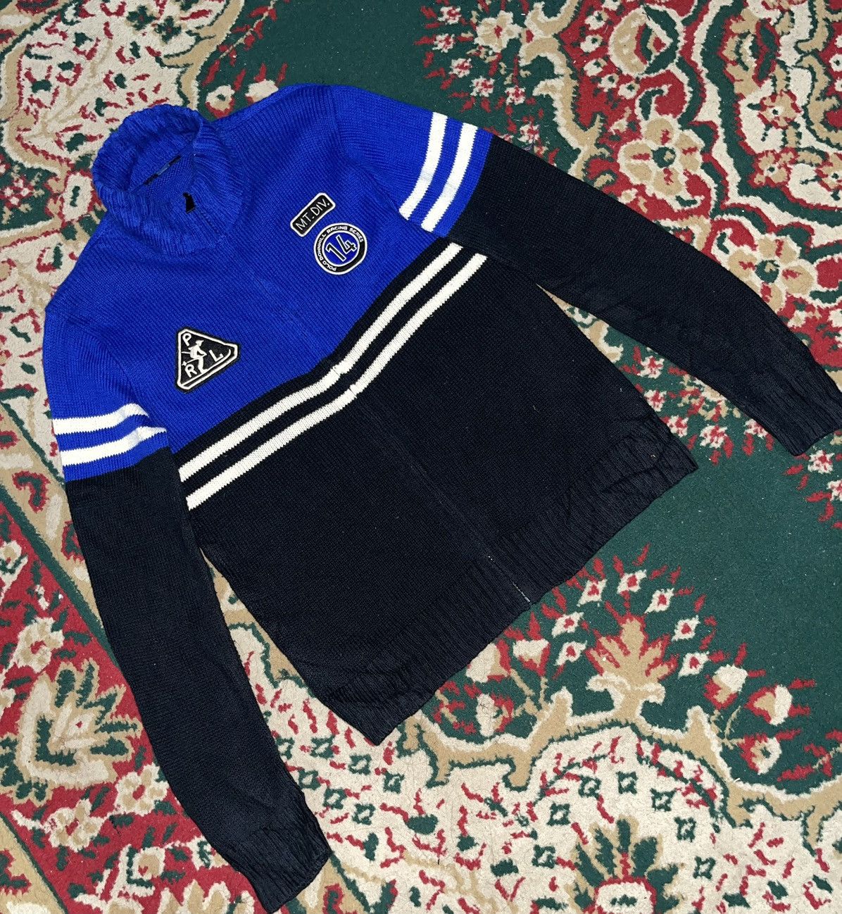 Polo Ralph Lauren Polo Ralph Lauren Mt. Div. Patch Zip-Up Knit Jacket Size US S / EU 44-46 / 1 - 5 Thumbnail
