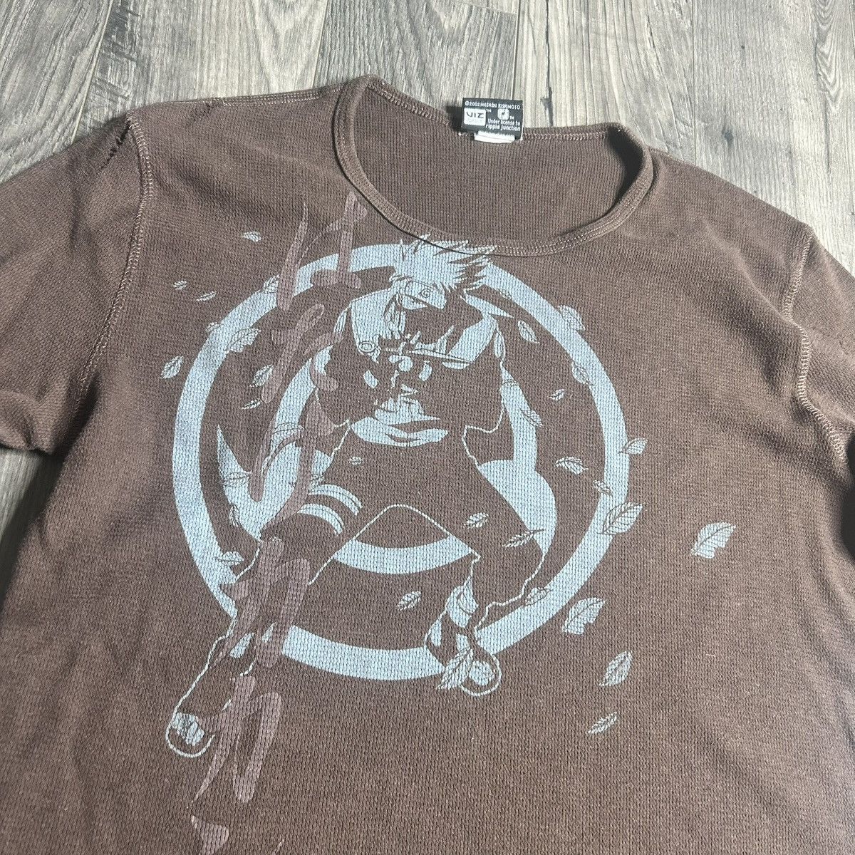 Anime 2002 Naruto kakashi brown thermal long sleeve Size US M / EU 48-50 / 2 - 6 Thumbnail