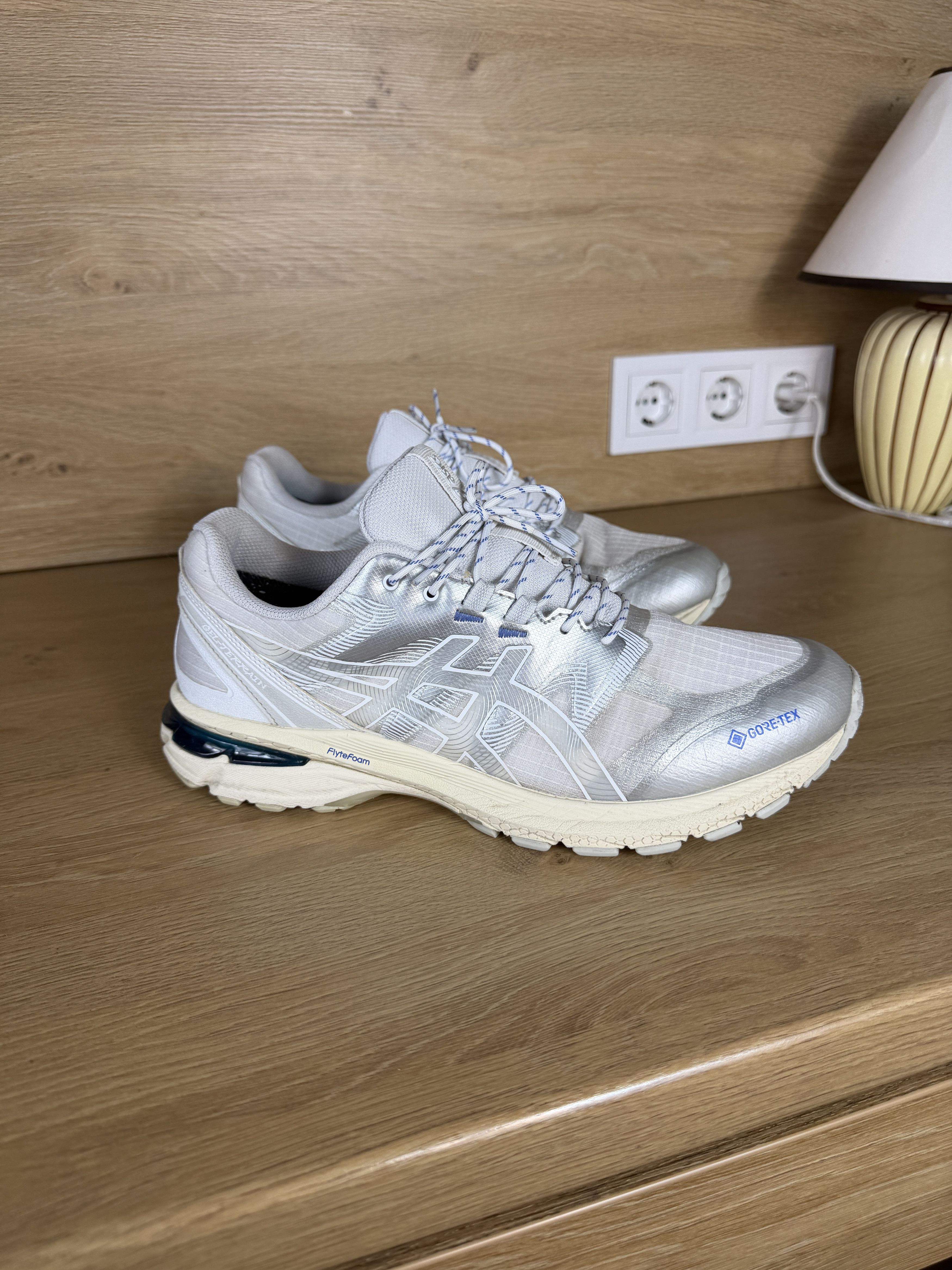 Asics ASICS gel Terrain gore-tex white pure silver us 10 Size US 10 / EU 43 - 1 Thumbnail