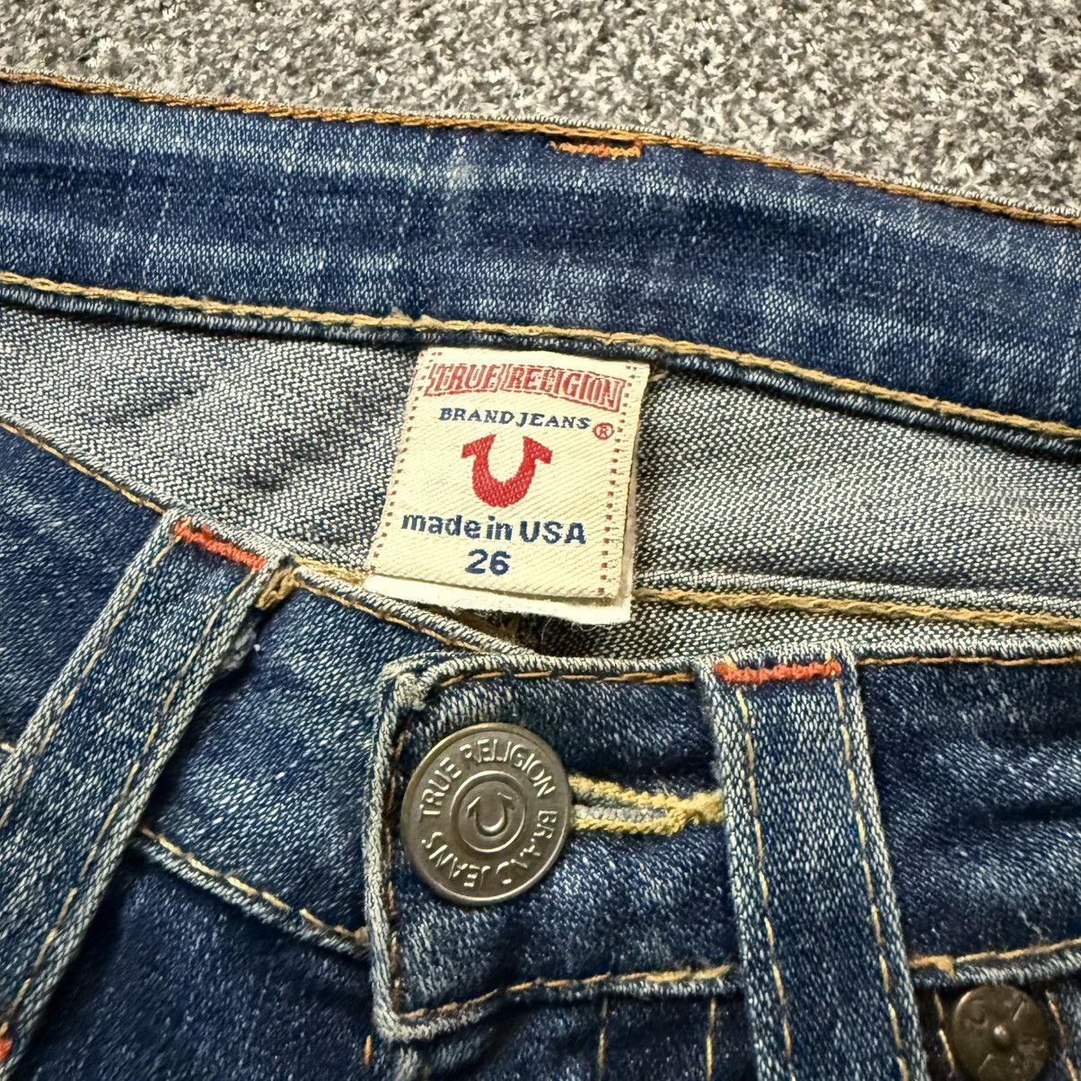 Hysteric Glamour 🔥🇺🇸 Vintage Crazy Flared True Religion Denim Size US 28 / EU 44 - 13 Thumbnail