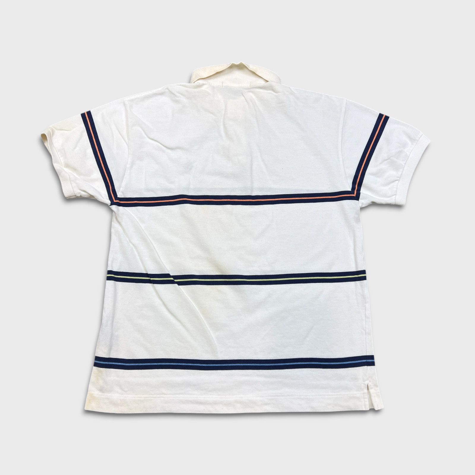 Nautica × Vintage VTG 90s Nautica Polo Shirt Medium Pony Stripe Short Sleeve Size US M / EU 48-50 / 2 - 7 Thumbnail