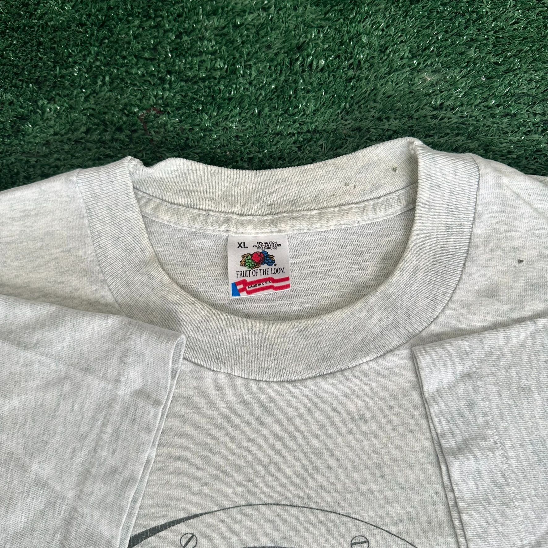 Fruit Of The Loom Vintage 90s Brewsky's Beer Bar T-Shirt Single Stitch East Vi Size US XL / EU 56 / 4 - 3 Thumbnail