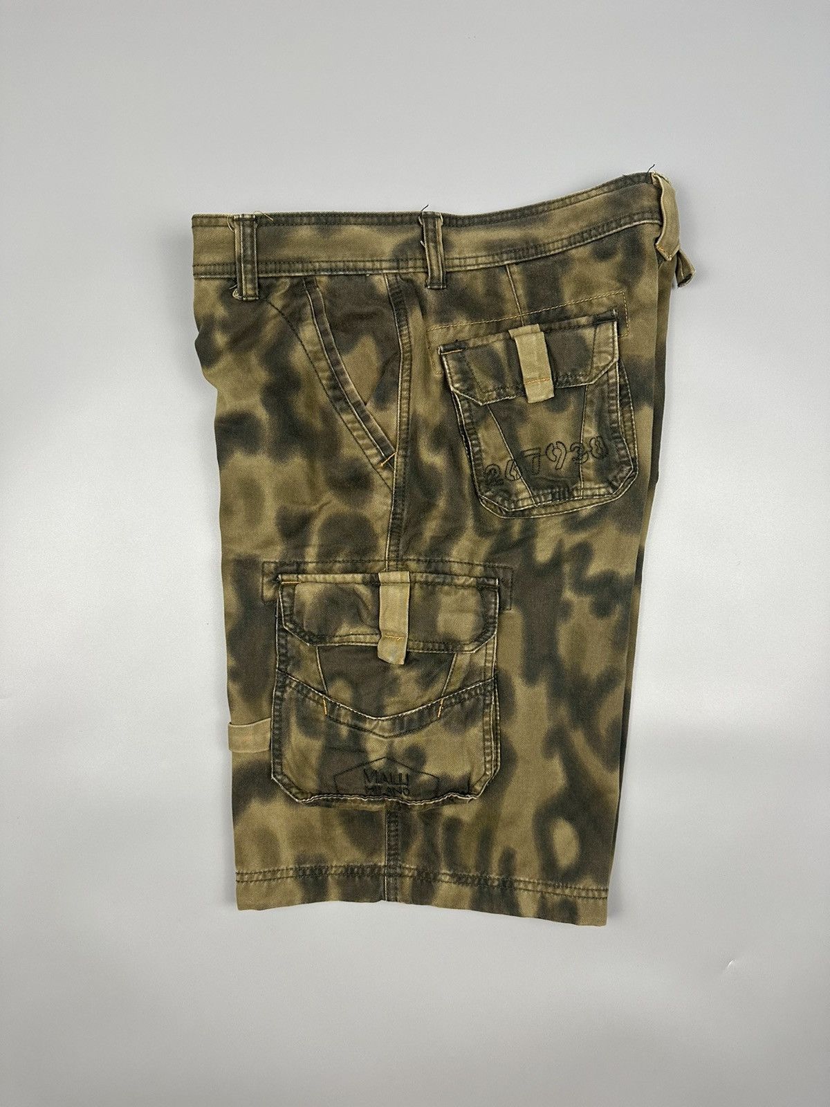 14th Addiction × If Six Was Nine Vialli Milano VL-267938 Camo Cargo Shorts Size US 32 / EU 48 - 4 Thumbnail