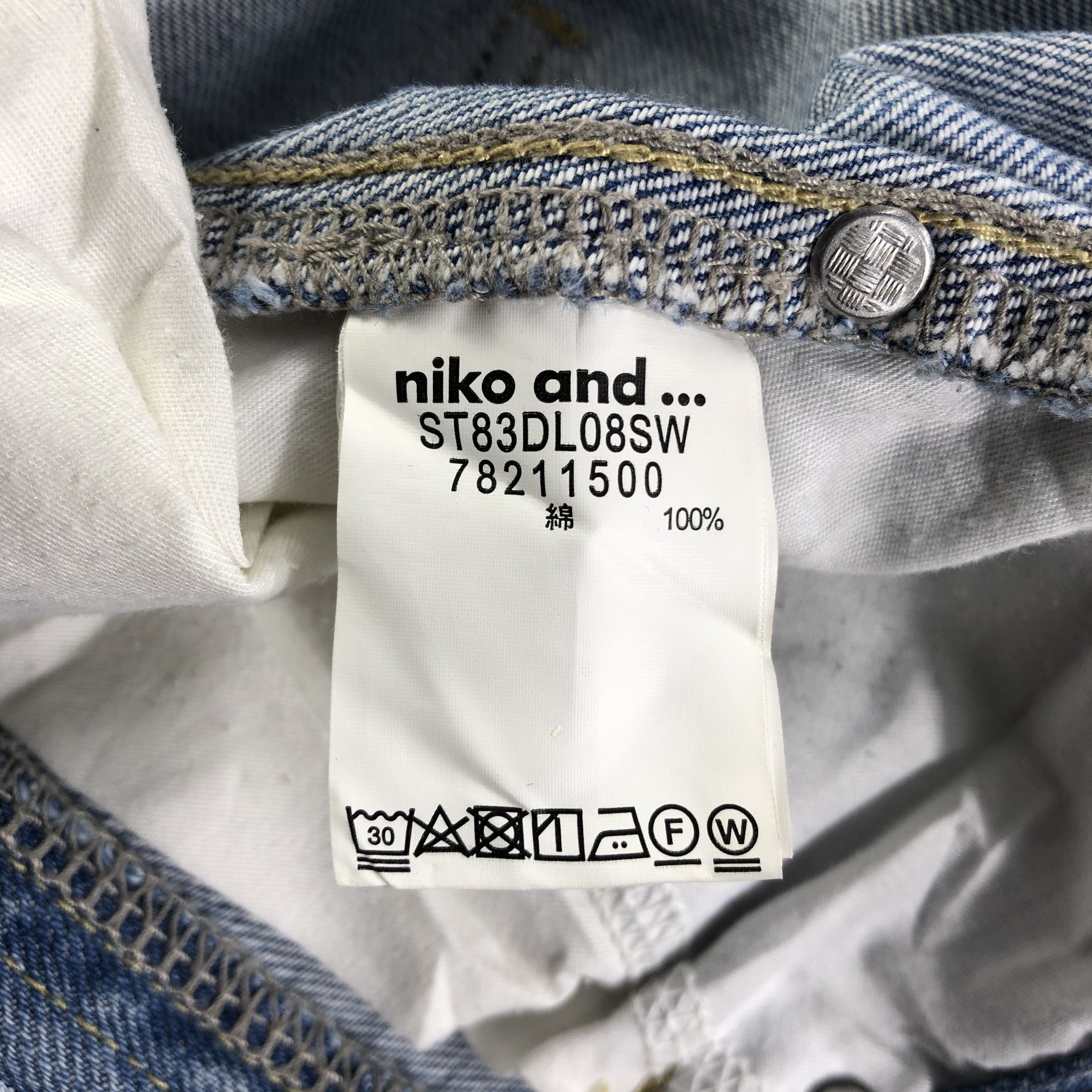 Japanese Brand Japanese Brand Baggy Jeans KJ1936 Size US 26 / EU 42 - 10 Thumbnail