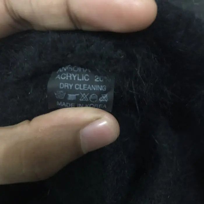 Japanese Brand × Vintage Angora Fleece Beanie Hat Size ONE SIZE - 4 Thumbnail